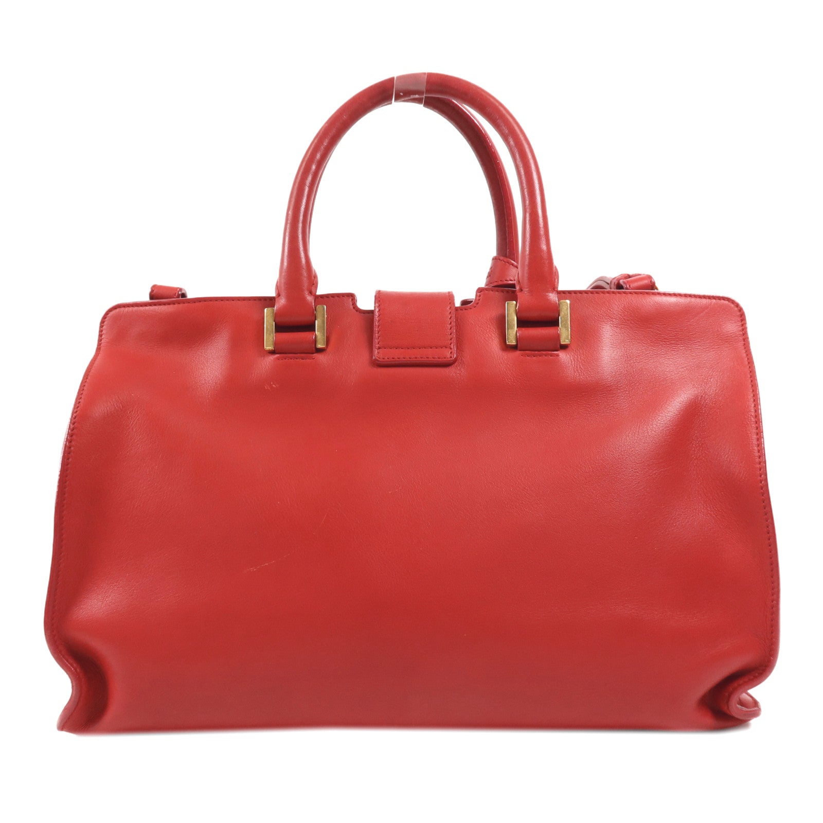 SAINT LAURENT 牛皮皮革Y Line金扣手挽肩背兩用袋