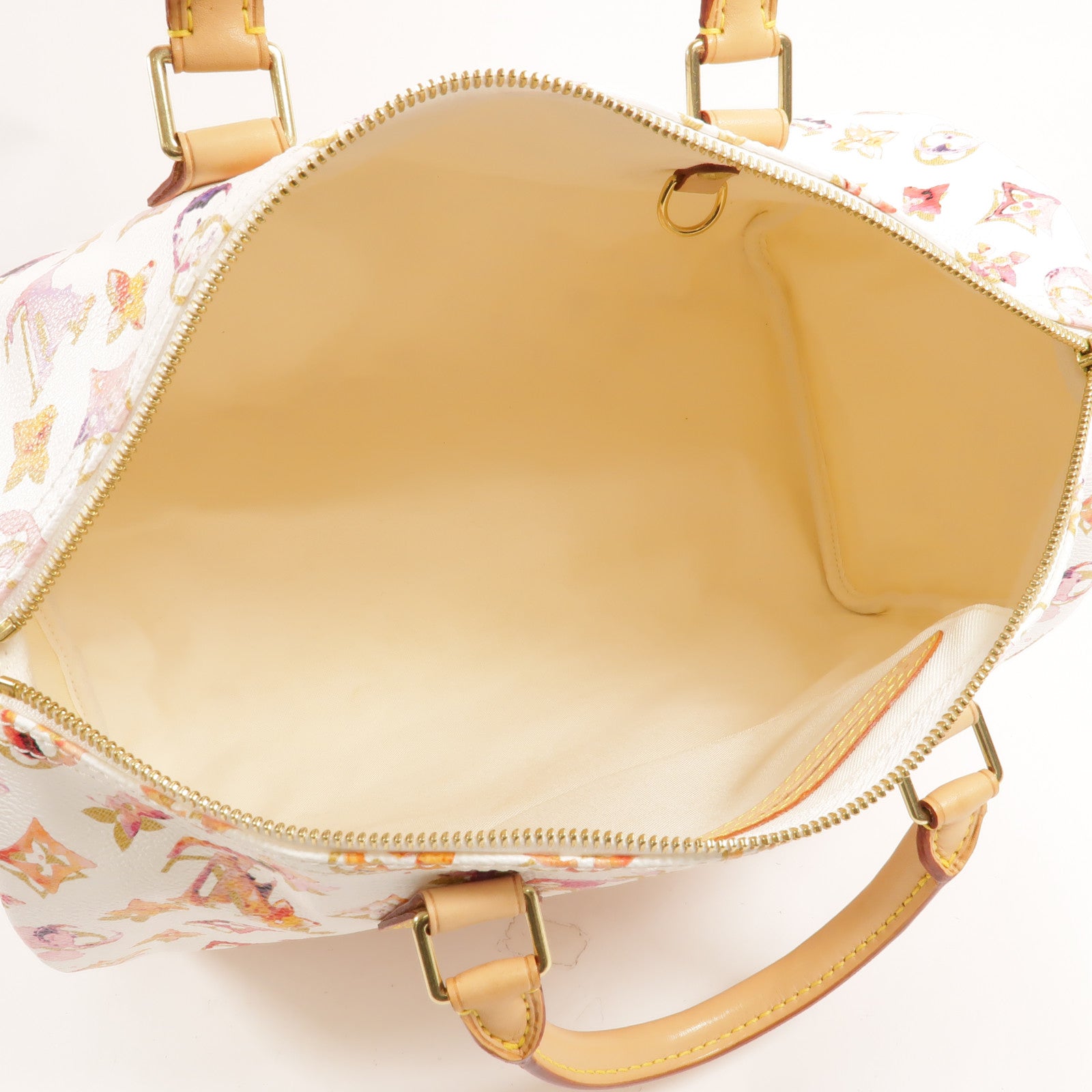 LOUIS VUITTON Watercolor Monogram Aquarelle Speedy 35手挽袋