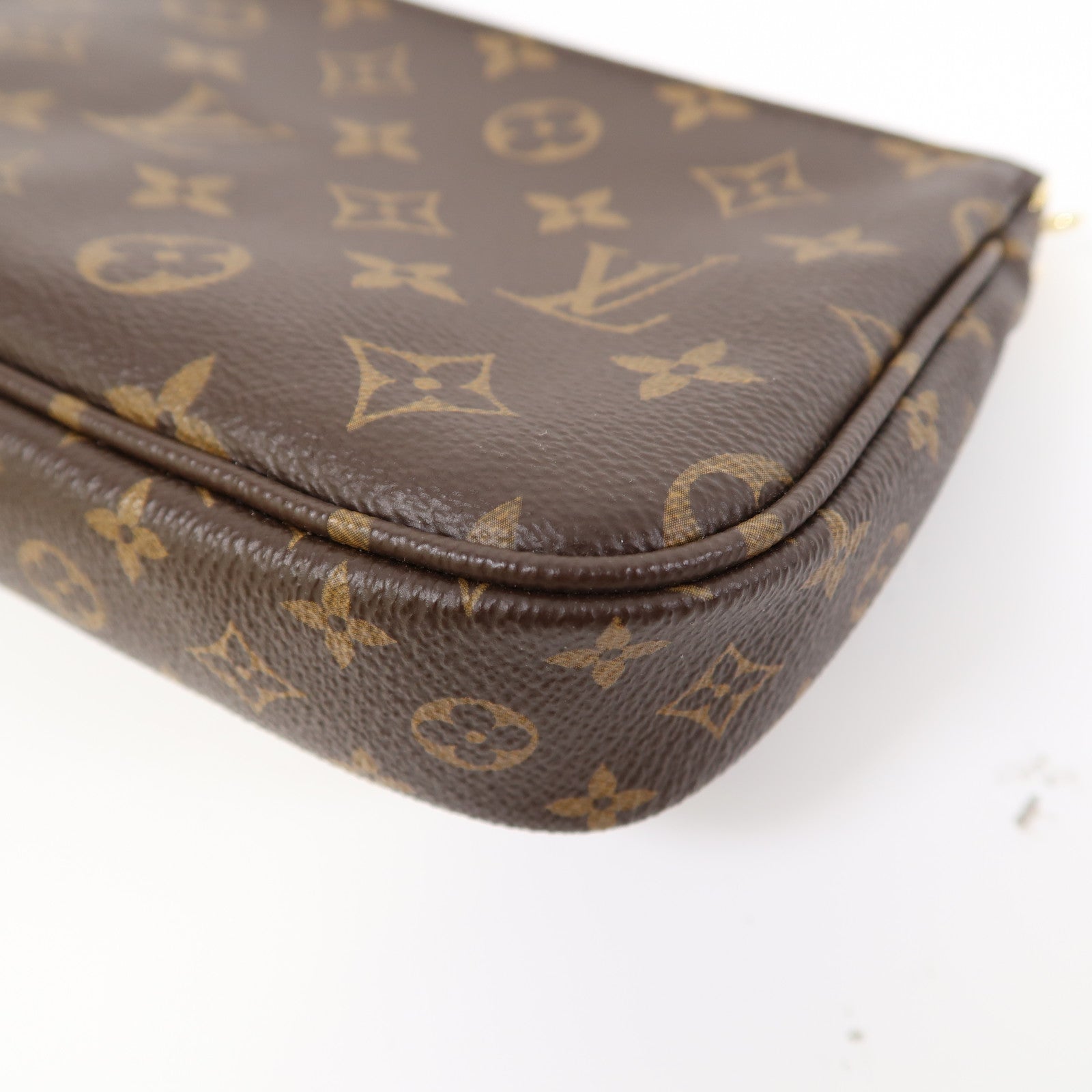 LOUIS VUITTON Monogram Multi Pochette金扣肩背袋啡色