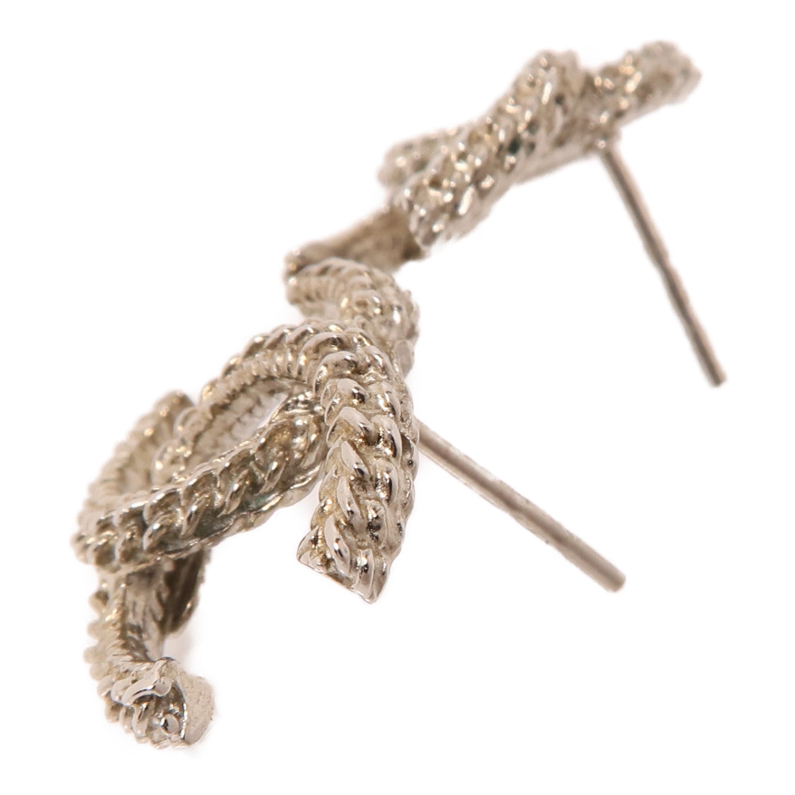 CHANEL 金屬Earrings耳環銀色