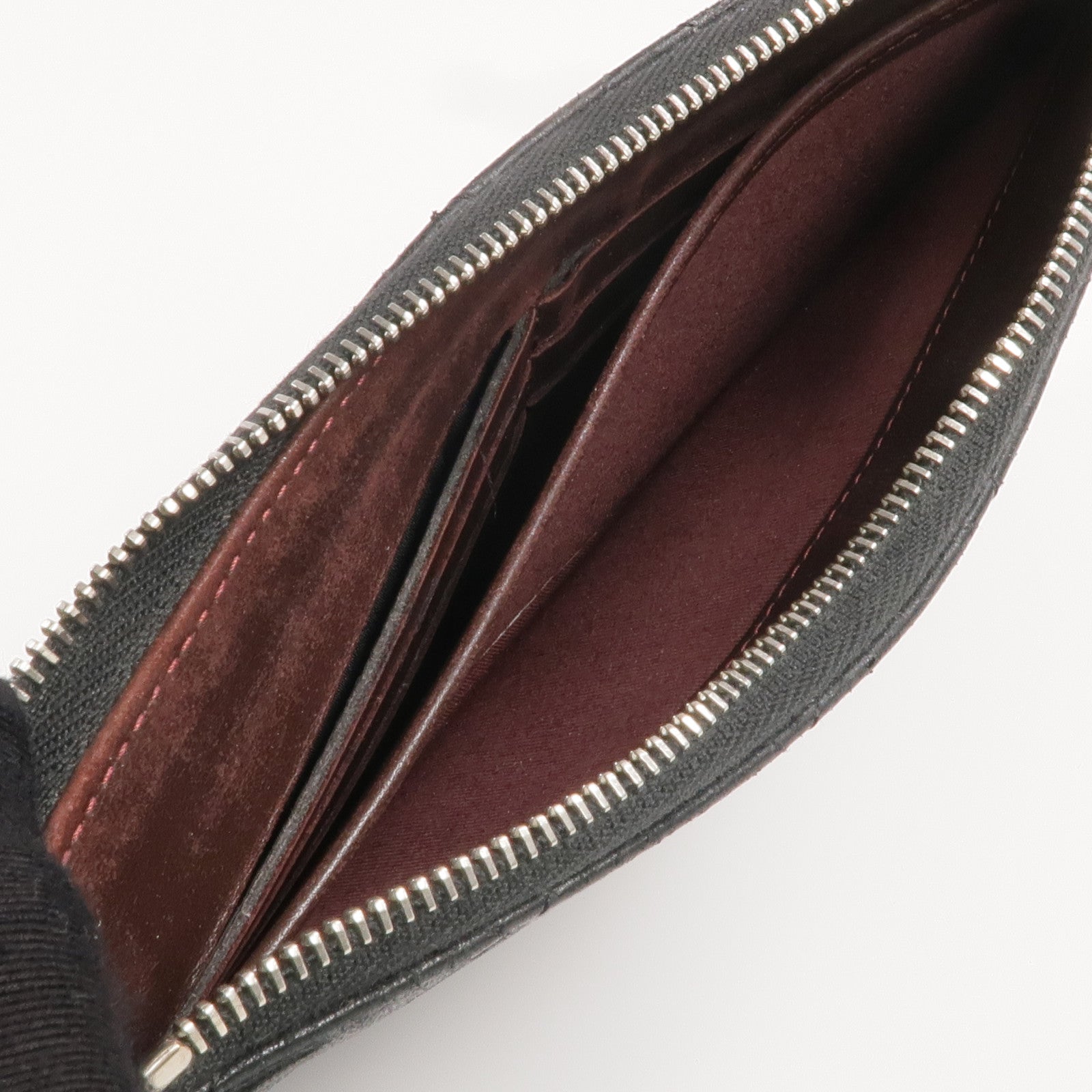 CHANEL 羊皮皮革Long Wallet/Pouch銀扣長錢包