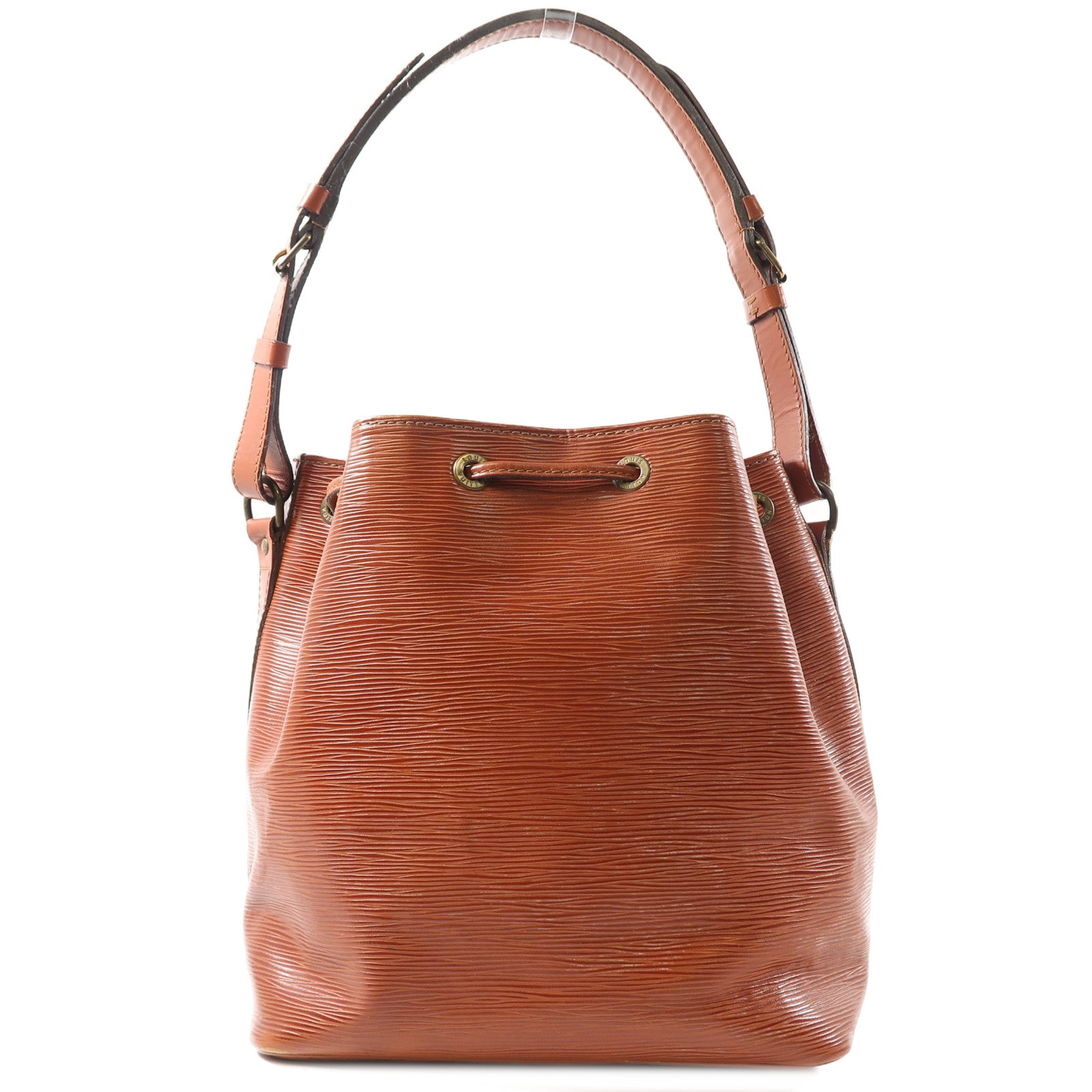 LOUIS VUITTON Epi Noe 金扣肩背袋啡色