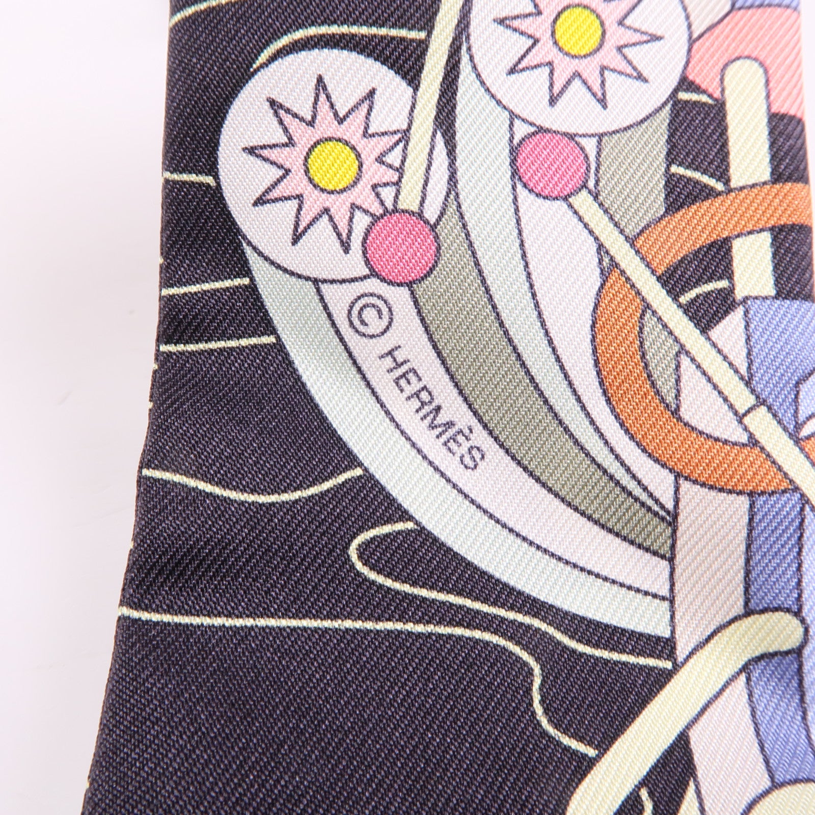 HERMES 絲質Twilly絲巾