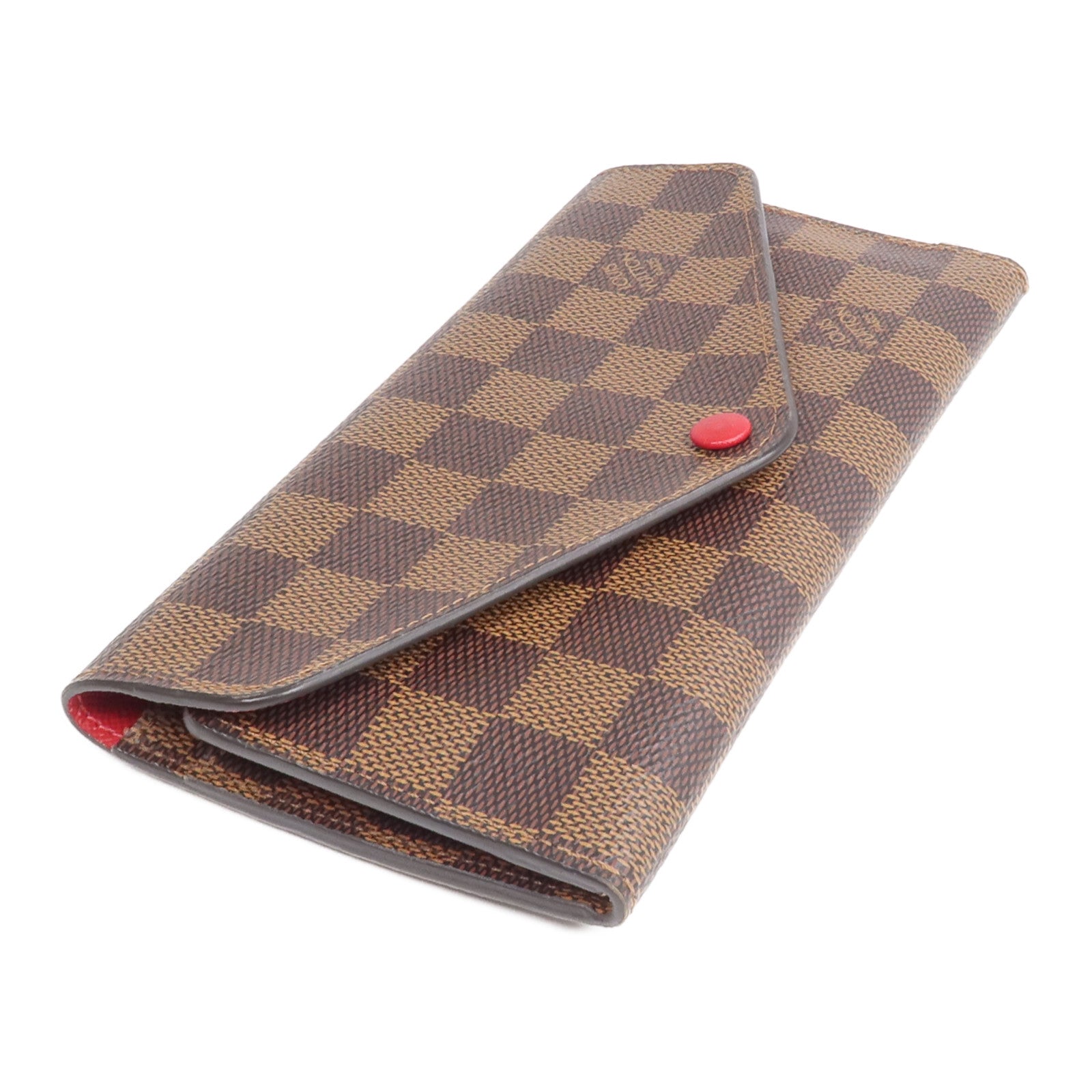 LOUIS VUITTON Damier Josephine Wallet金扣長錢包