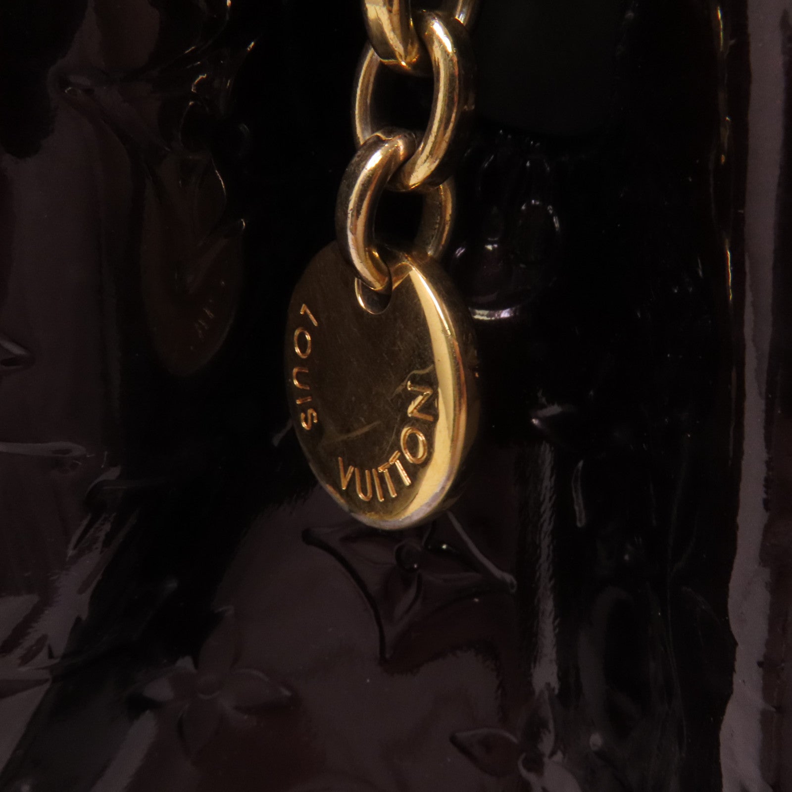 LOUIS VUITTON LV GHW Brea MM Handbag Shoulder Bag M91619 Mono-Vernis Wine-Red