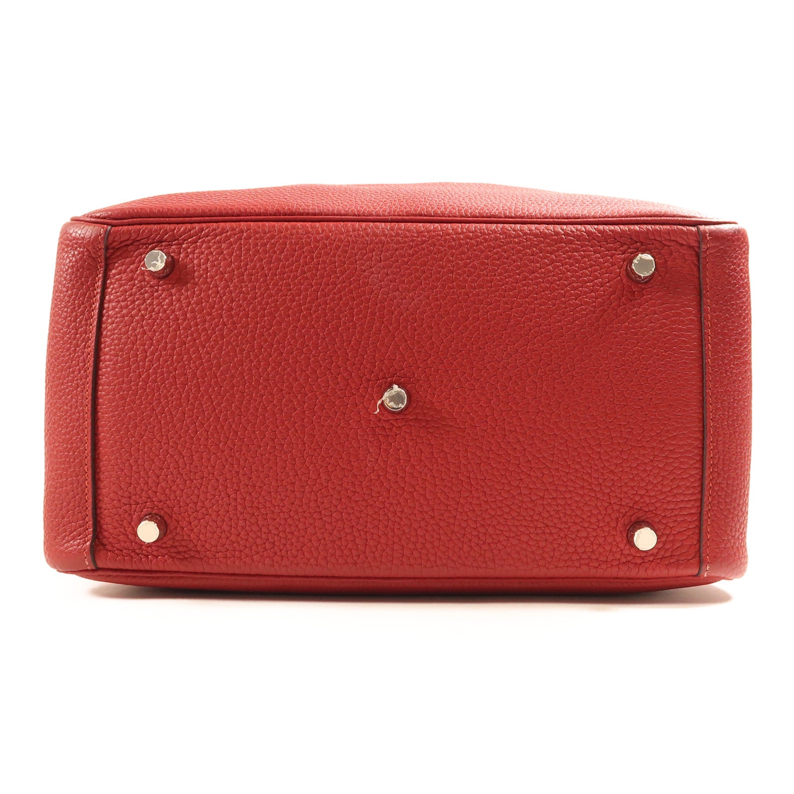 HERMES Clemence皮革Lindy 30銀扣手挽肩背兩用袋