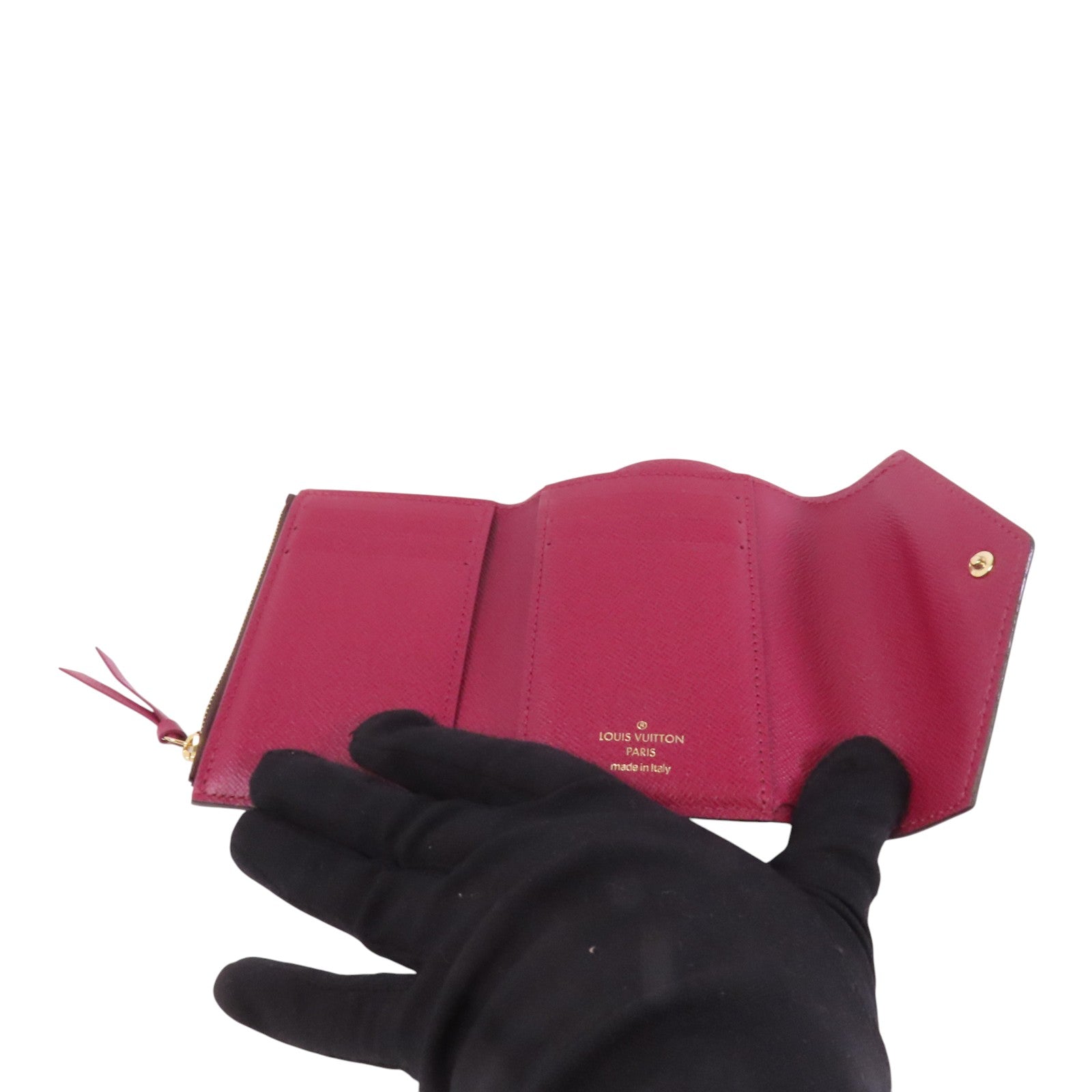 LOUIS VUITTON Monogram Victorine Wallet金扣短錢包