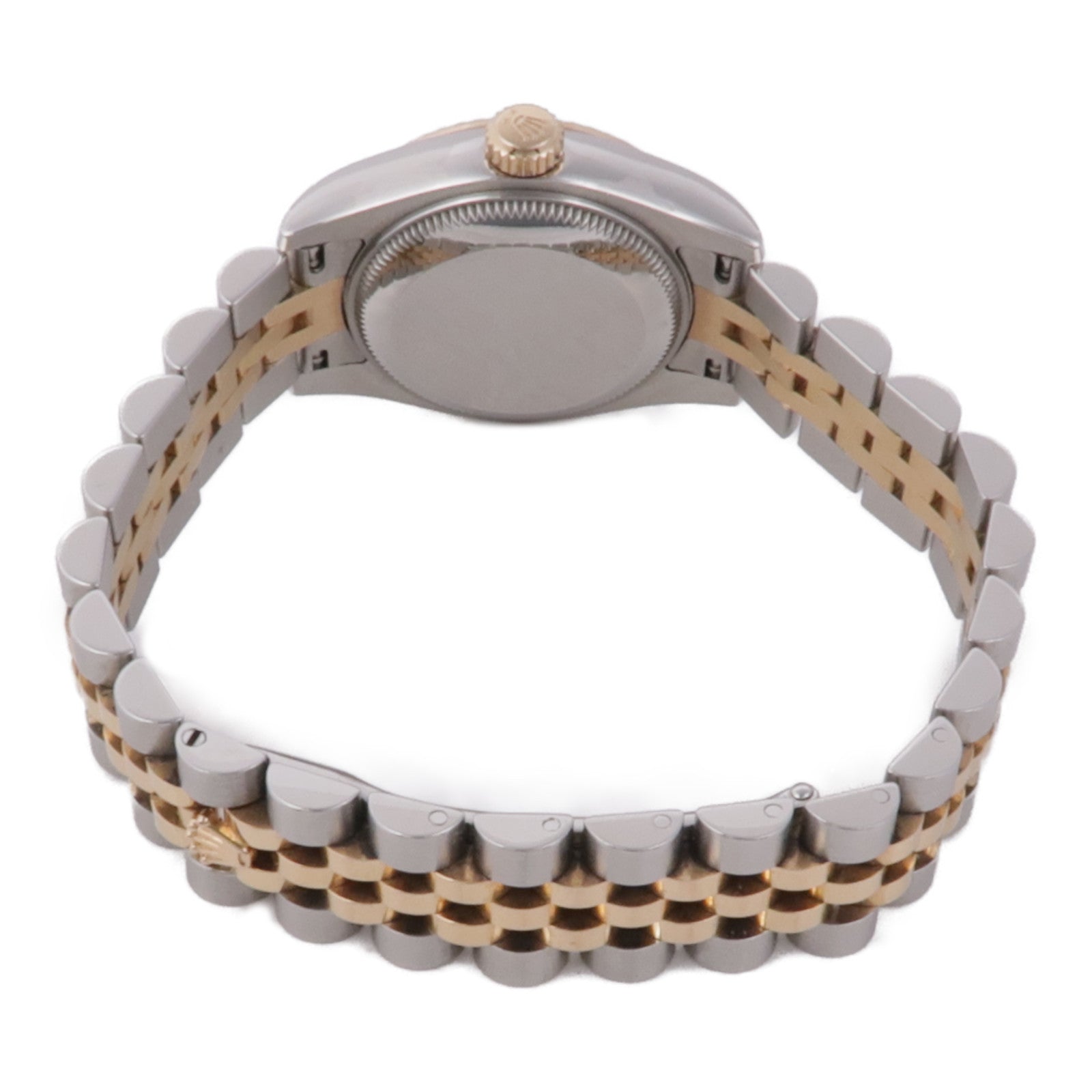 ROLEX Datejust不鏽鋼/18K玫瑰金/鑽石手錶自動機芯