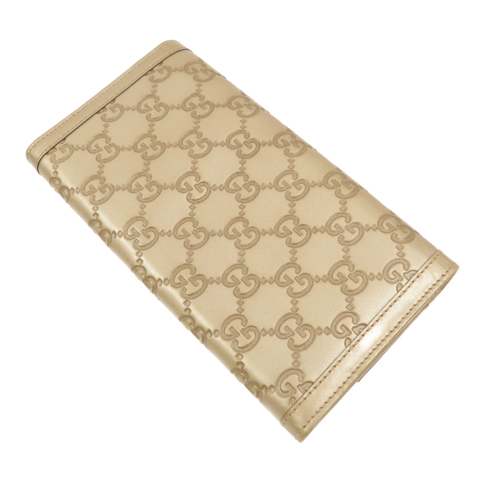 GUCCI 牛皮皮革Interlocking G Long Wallet長錢包