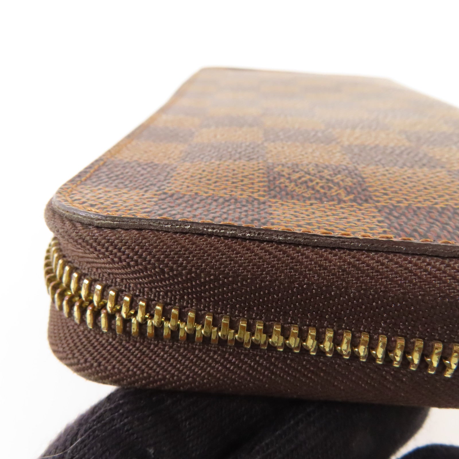 LOUIS VUITTON Damier Zippy Organizer金扣長錢包