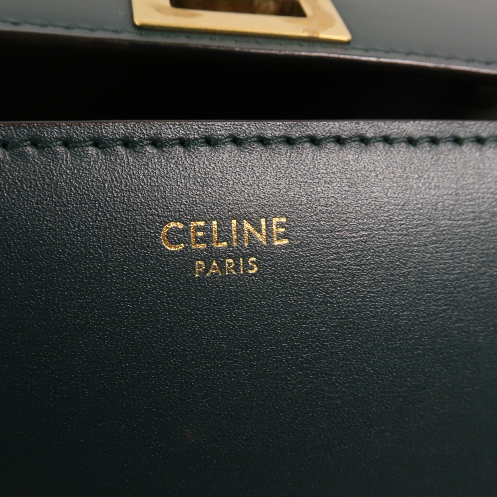 CELINE 【激減優惠】牛皮皮革Classic Box金扣肩背袋