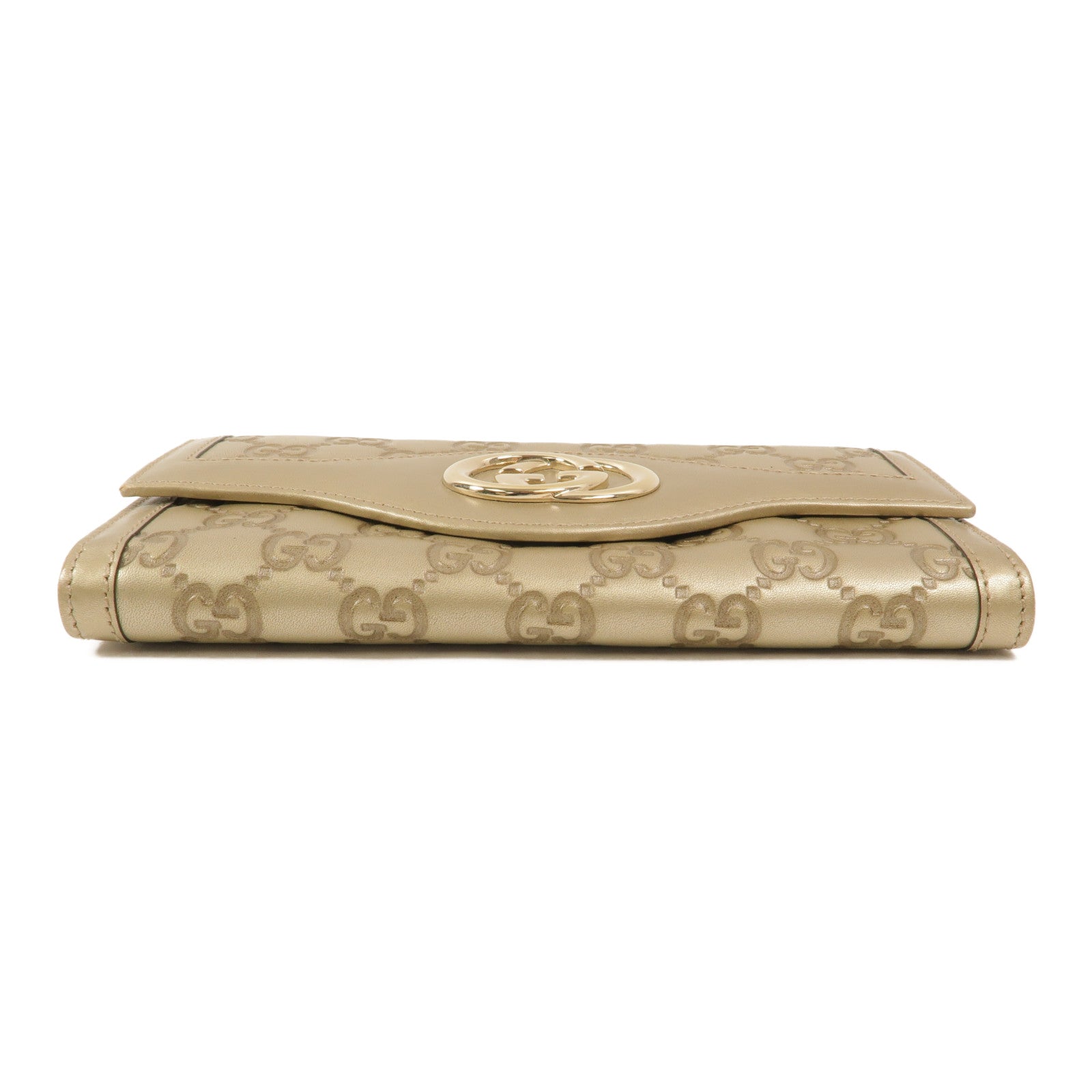 GUCCI 牛皮皮革Interlocking G Long Wallet長錢包