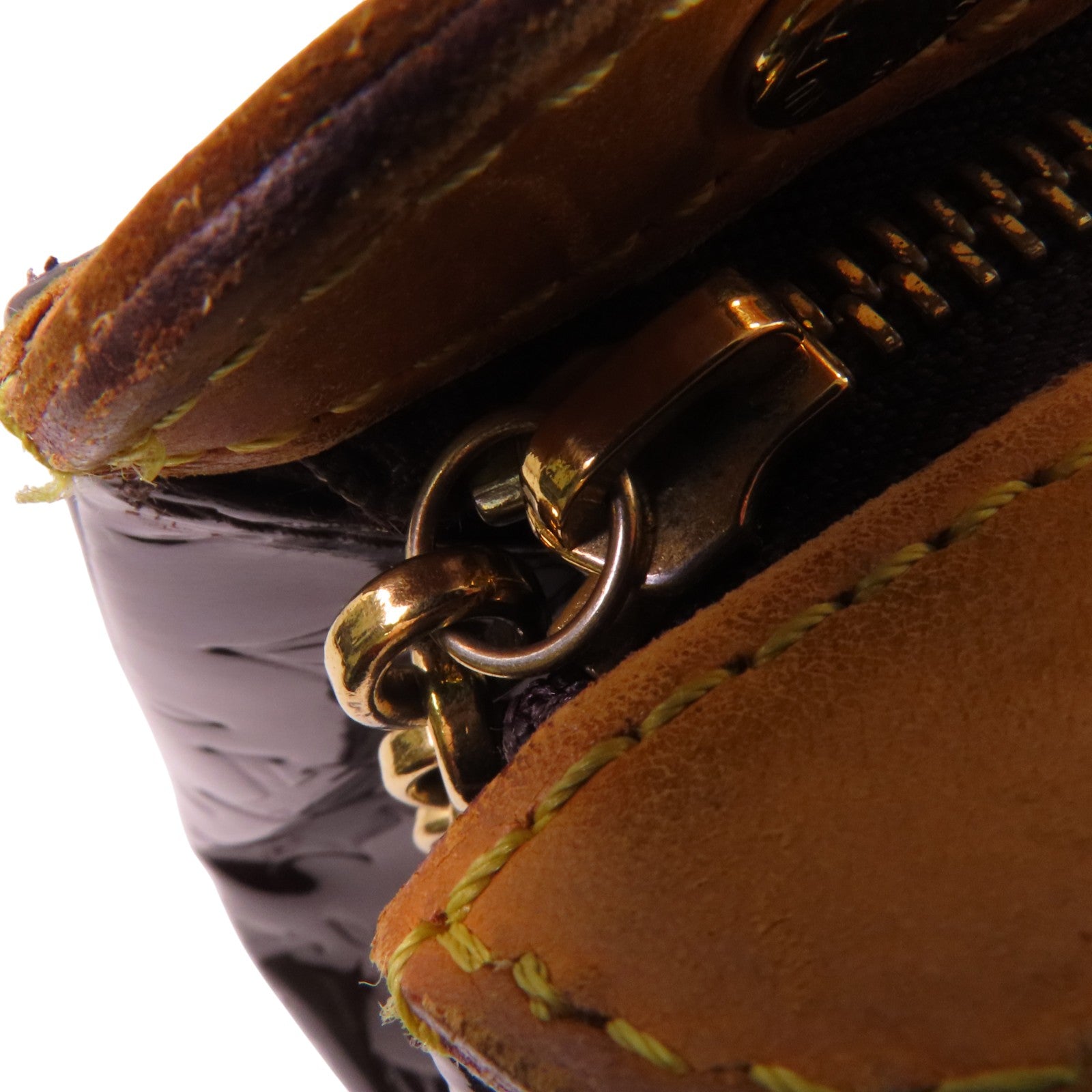 LOUIS VUITTON LV GHW Brea MM Handbag Shoulder Bag M91619 Mono-Vernis Wine-Red