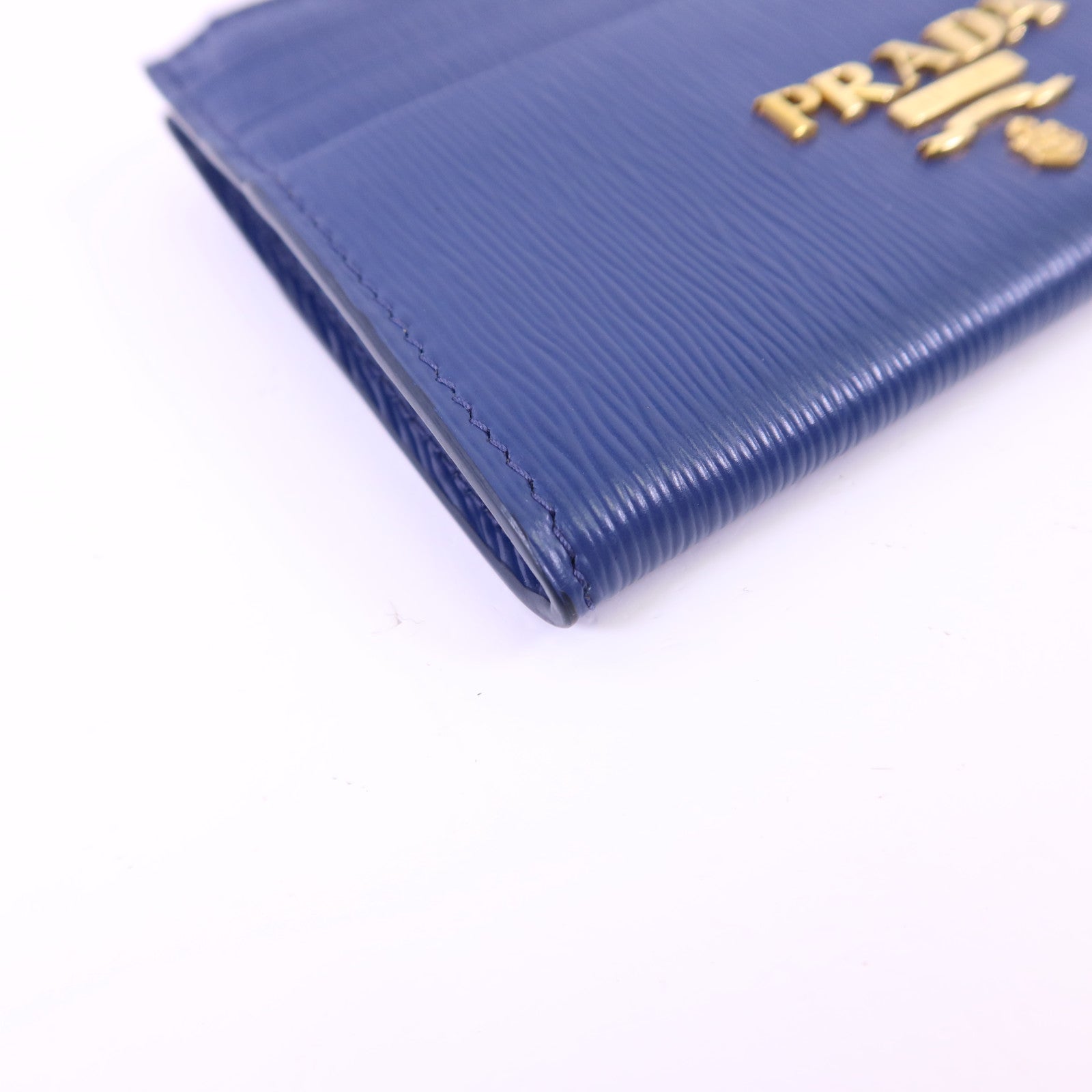 PRADA 牛皮皮革Card Case金扣卡片套