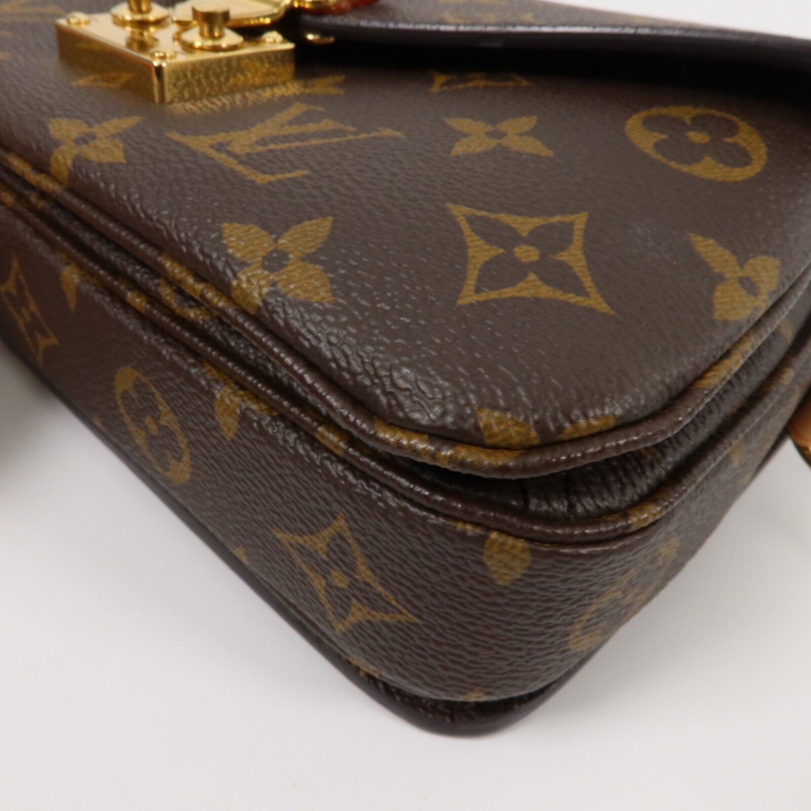 LOUIS VUITTON Monogram Pochette Metis East West手挽肩背兩用袋