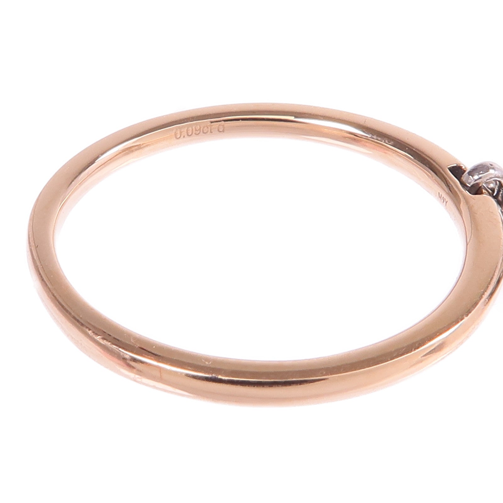 JEWELRY 【激減優惠】18K白金/玫瑰金Diamond Ring鑽石戒指US#5.5