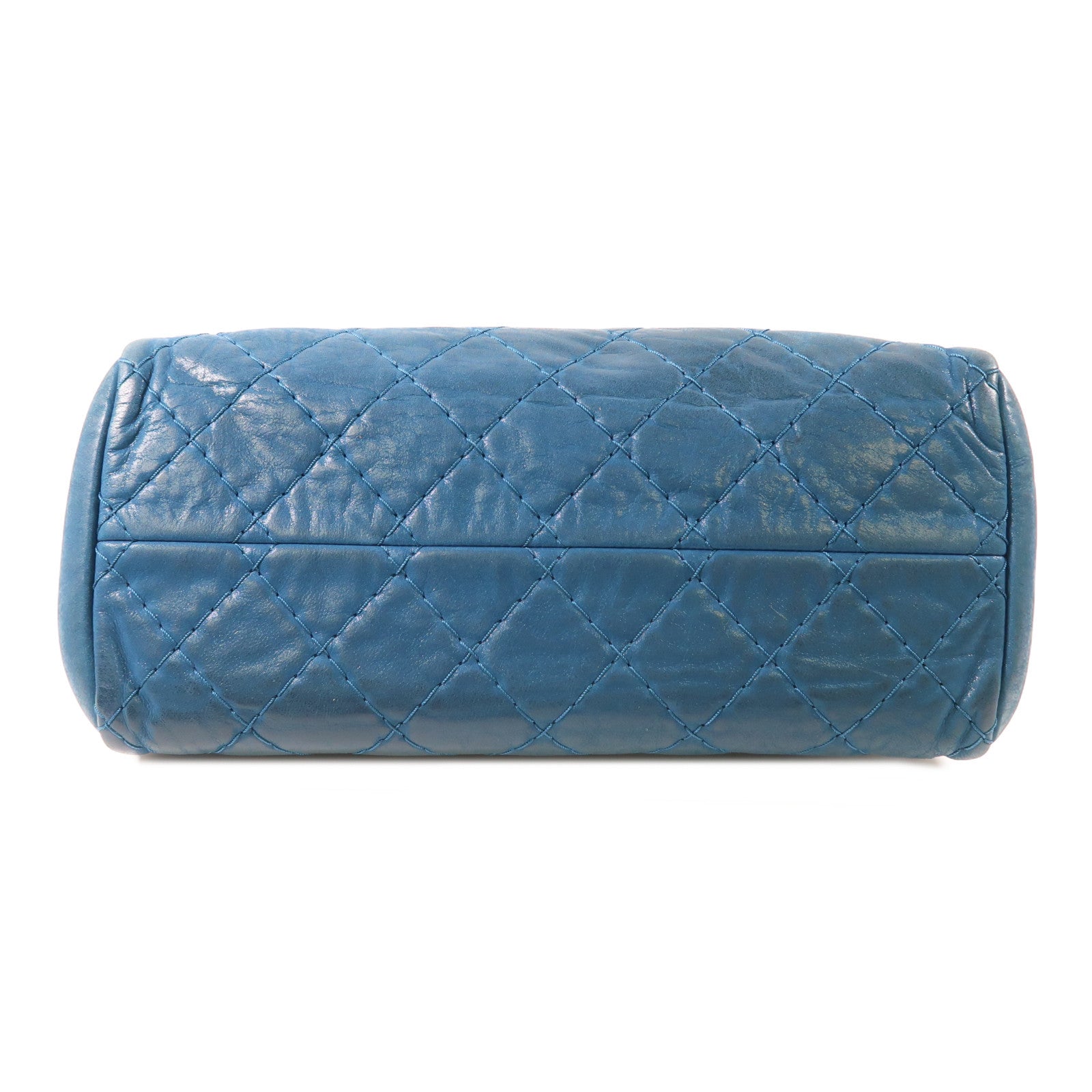 CHANEL 牛皮皮革Hand Bag銀扣鏈帶肩背袋