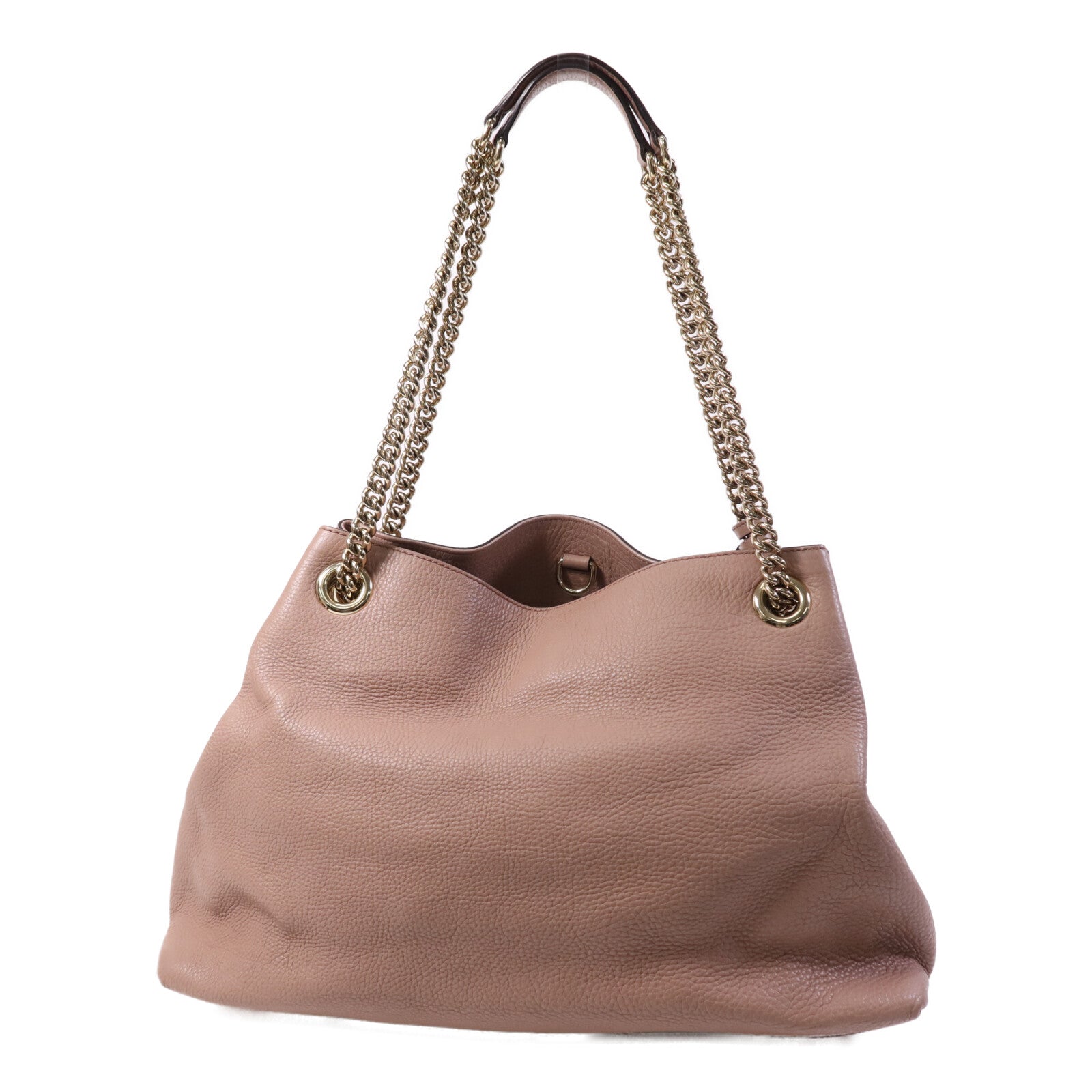 GUCCI 牛皮皮革Shoulder Bag金扣鏈帶肩背袋