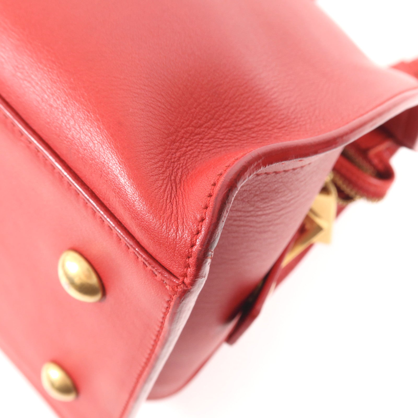 SAINT LAURENT 牛皮皮革Y Line金扣手挽肩背兩用袋