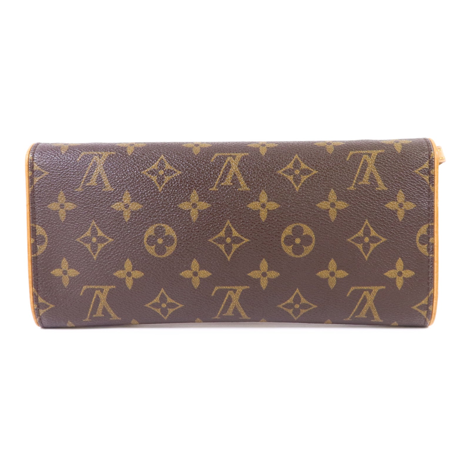 LOUIS VUITTON Monogram Pochette Twin GM金扣肩背袋
