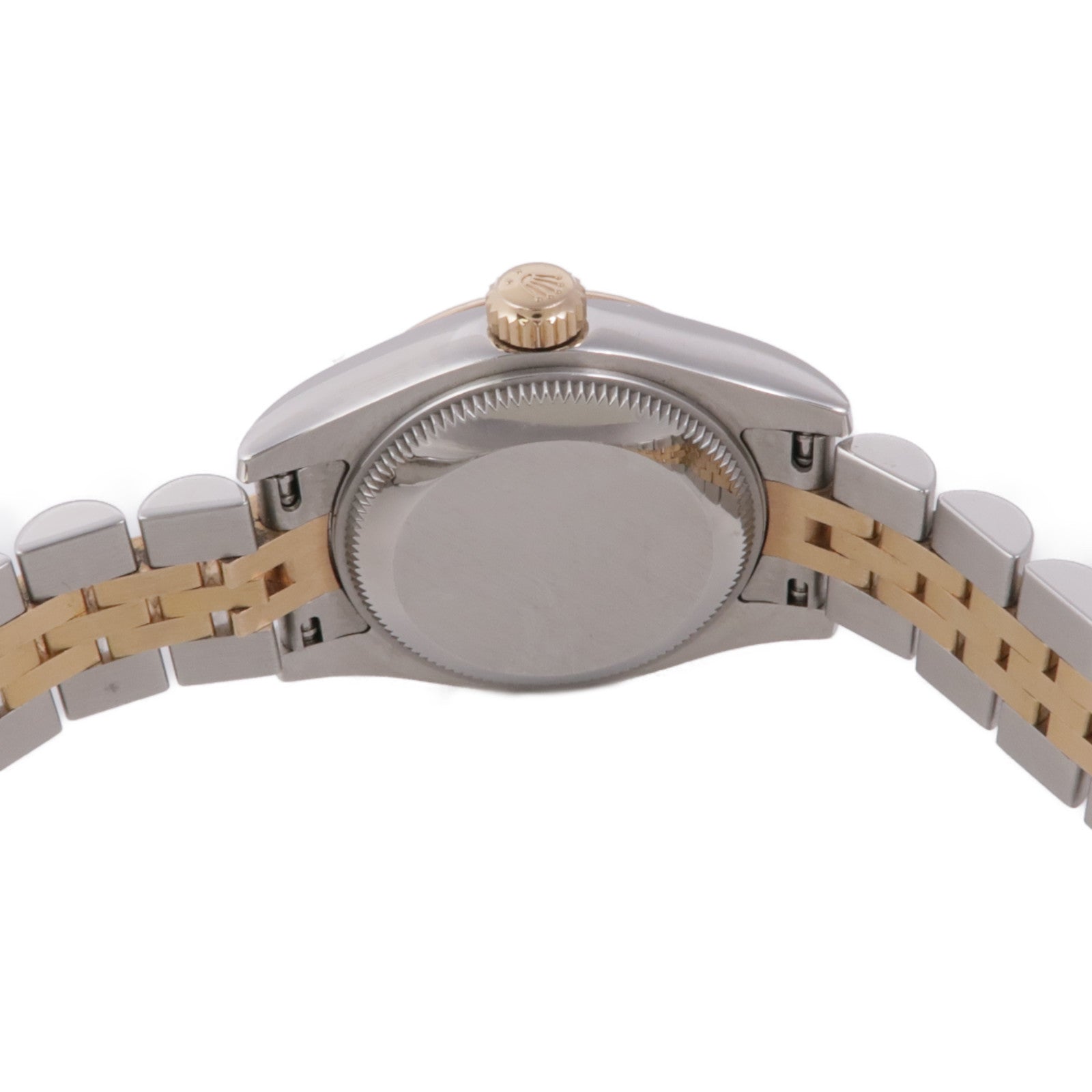 ROLEX Datejust不鏽鋼/18K玫瑰金/鑽石手錶自動機芯