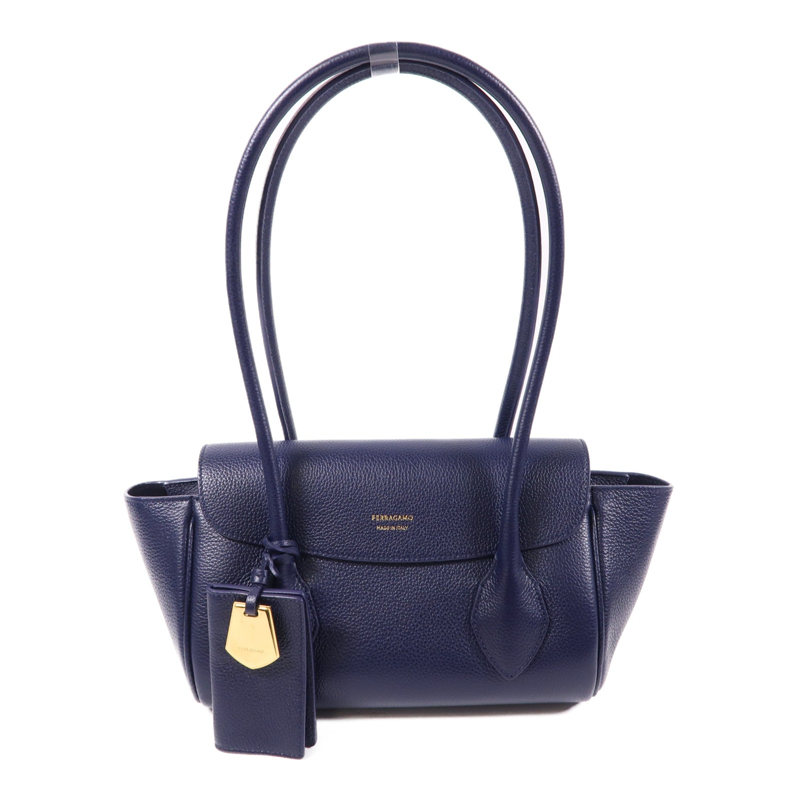 Salvatore Ferragamo 【激減優惠】牛皮皮革Small East West Tote肩背袋