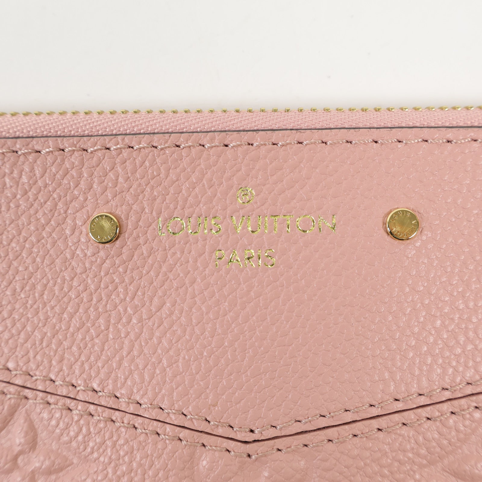 LOUIS VUITTON Monogram Empreinte Daily Pouch金扣手拿包