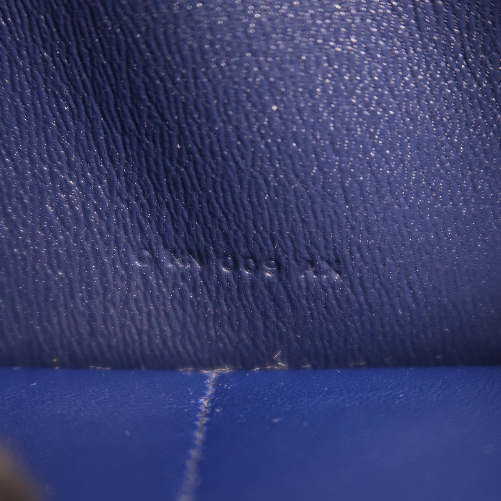 HERMES Alligator皮革Kelly Long Wallet金扣長錢包Bleu Saphir