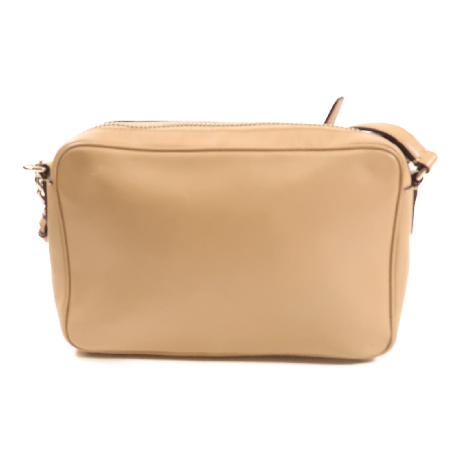 COACH 【激減優惠】牛皮皮革Shoulder Bag銀扣肩背袋