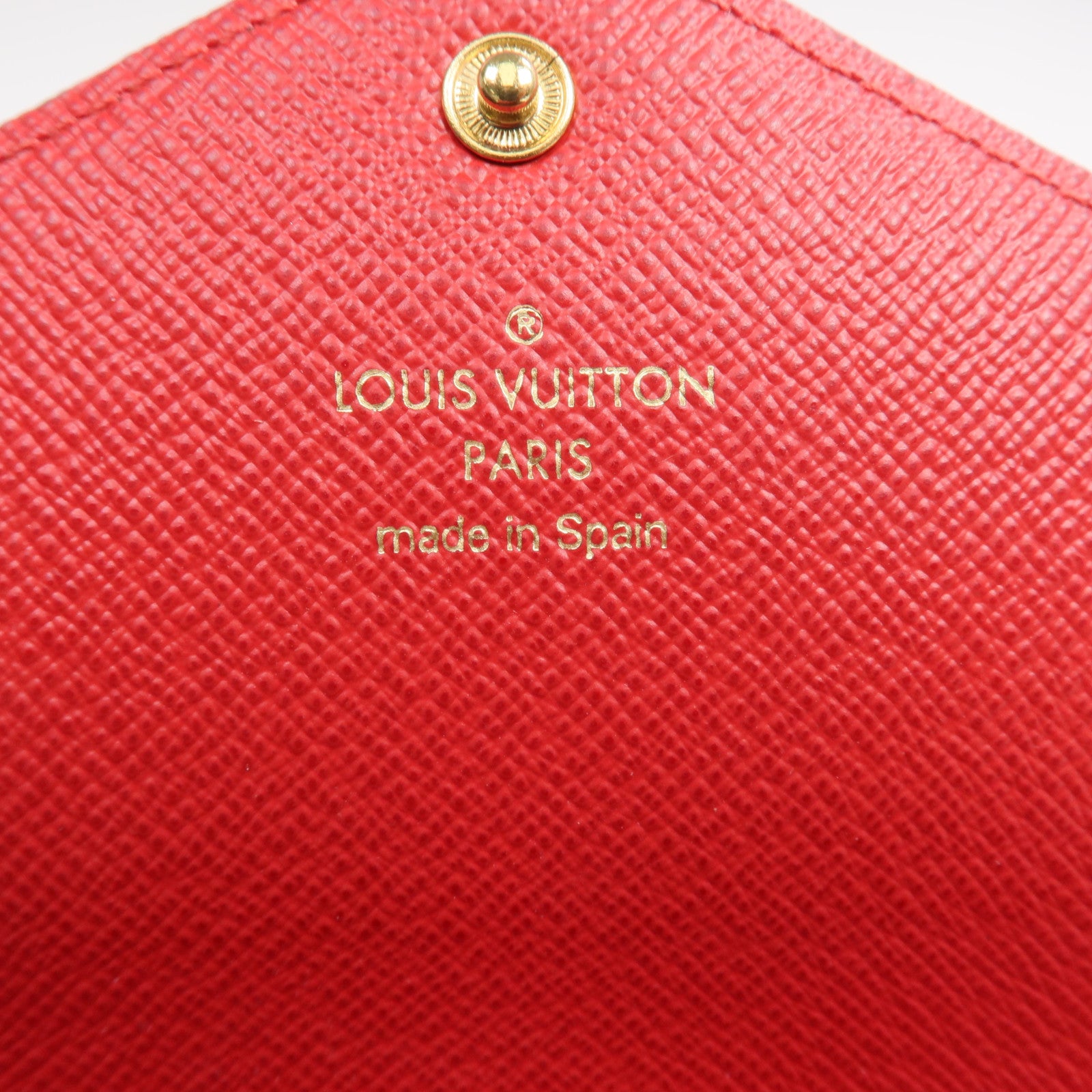 LOUIS VUITTON Damier Josephine Wallet金扣長錢包