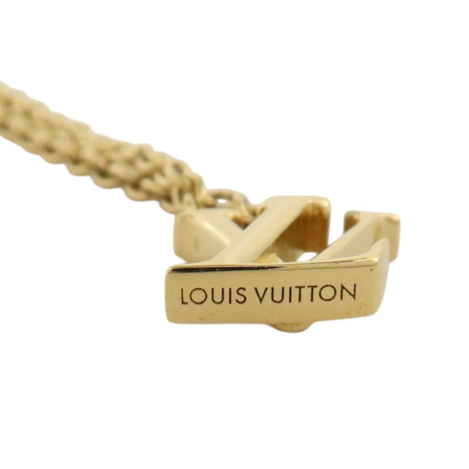 LOUIS VUITTON 金屬/PVC LV Floragram Necklace金扣項鏈