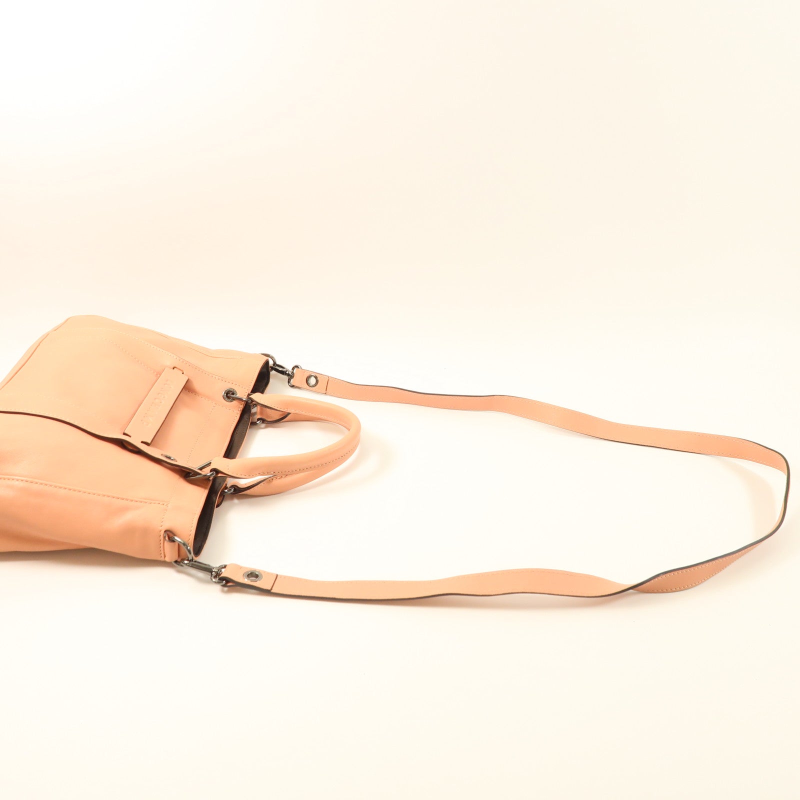 Longchamp 牛皮皮革2 Way Shoulder手挽肩背兩用袋
