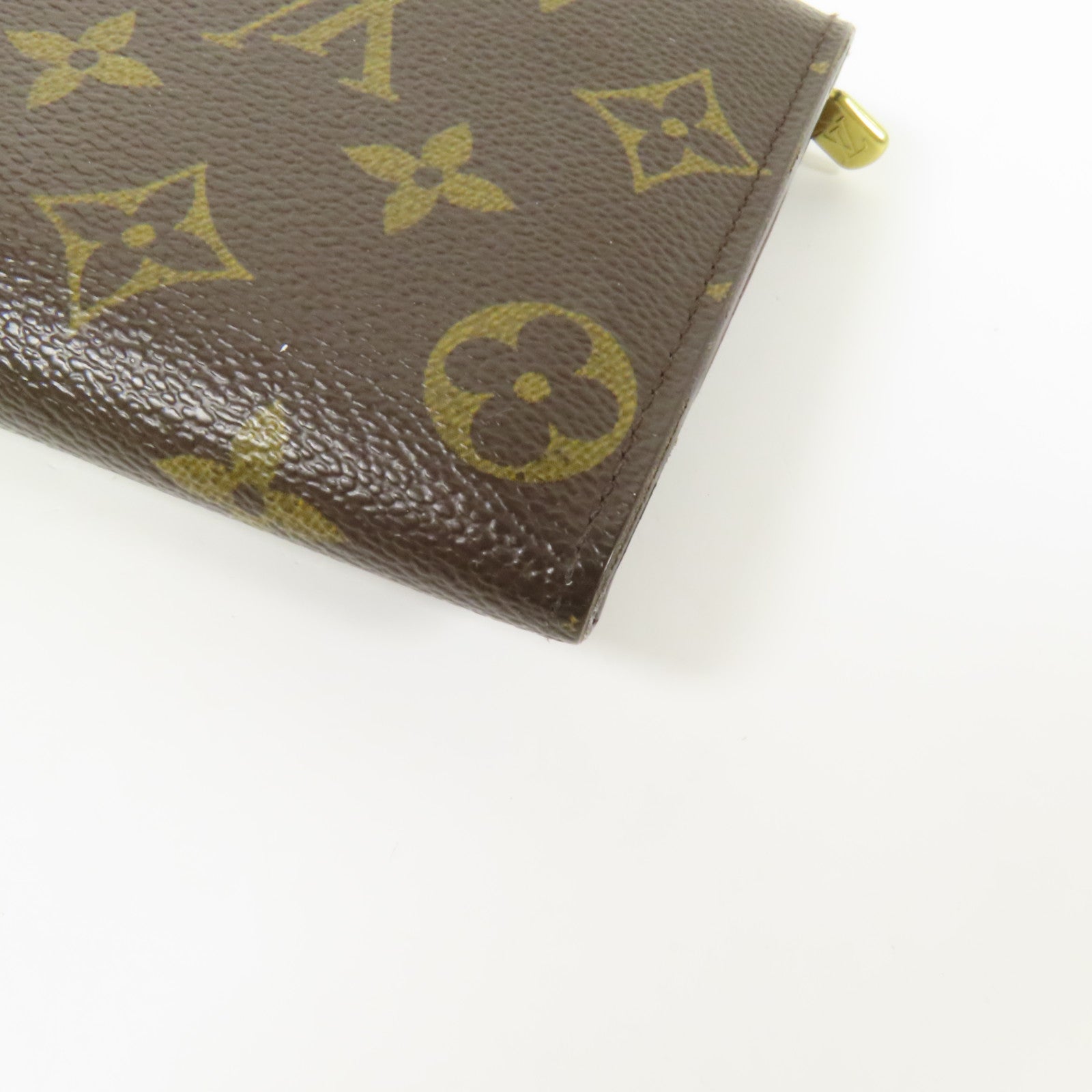 LOUIS VUITTON Monogram Long Wallet金扣長錢包