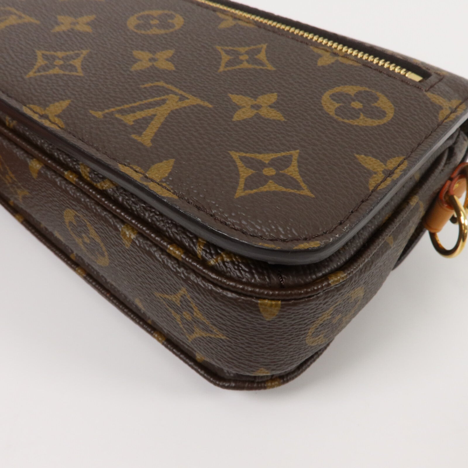 LOUIS VUITTON Monogram Pochette Metis East West手挽肩背兩用袋