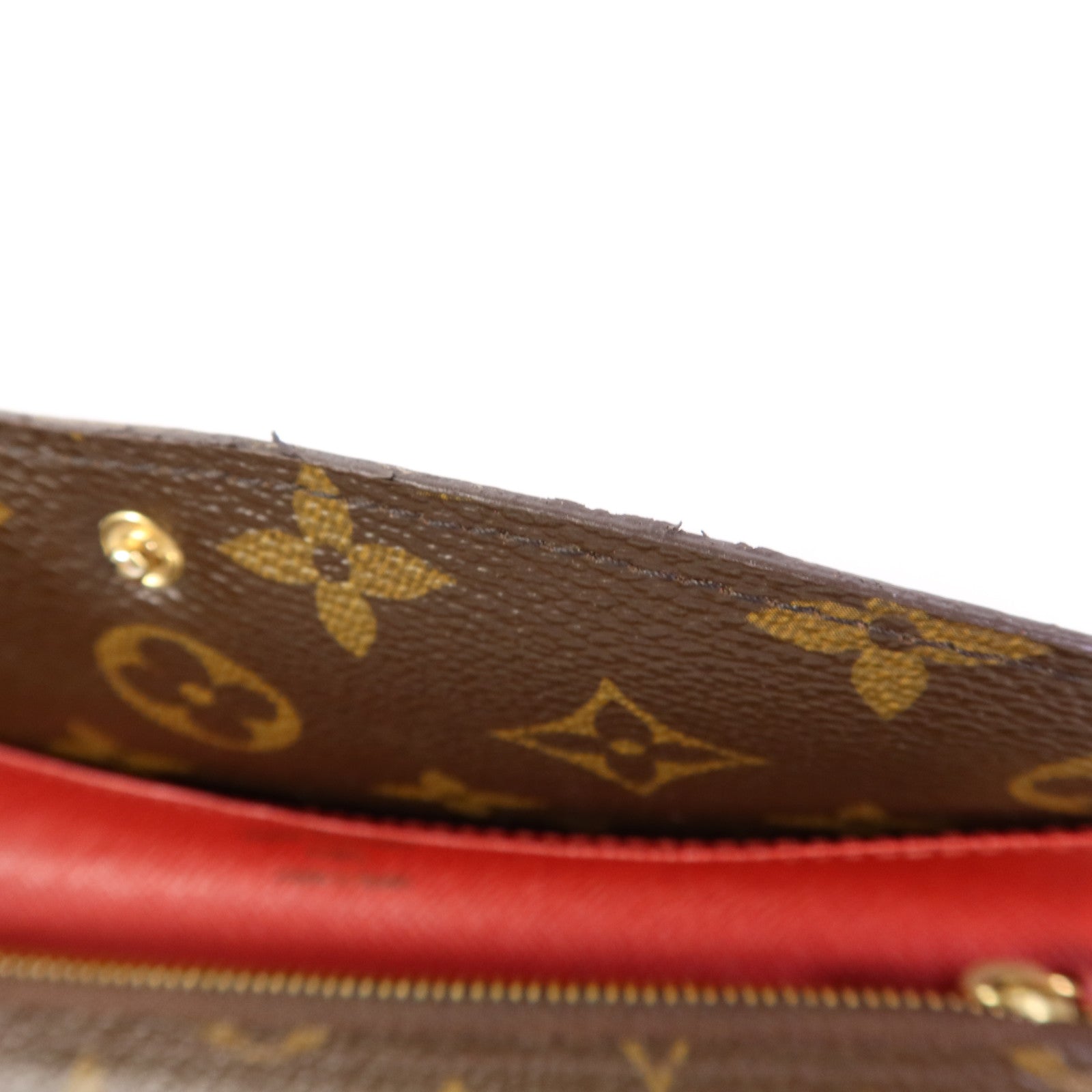 LOUIS VUITTON Monogram Emilie金扣長錢包