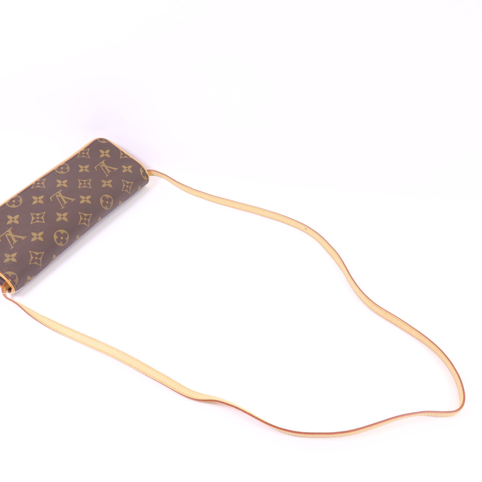 LOUIS VUITTON Monogram Pochette Twin GM金扣肩背袋