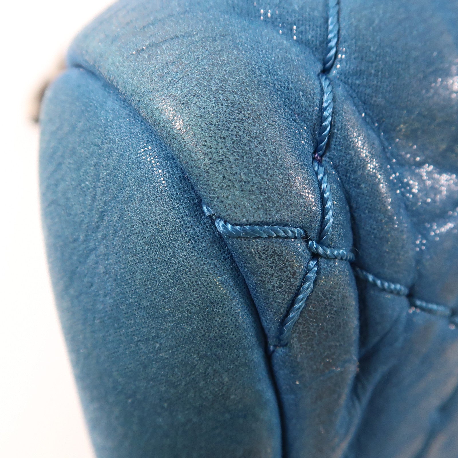 CHANEL 牛皮皮革Hand Bag銀扣鏈帶肩背袋