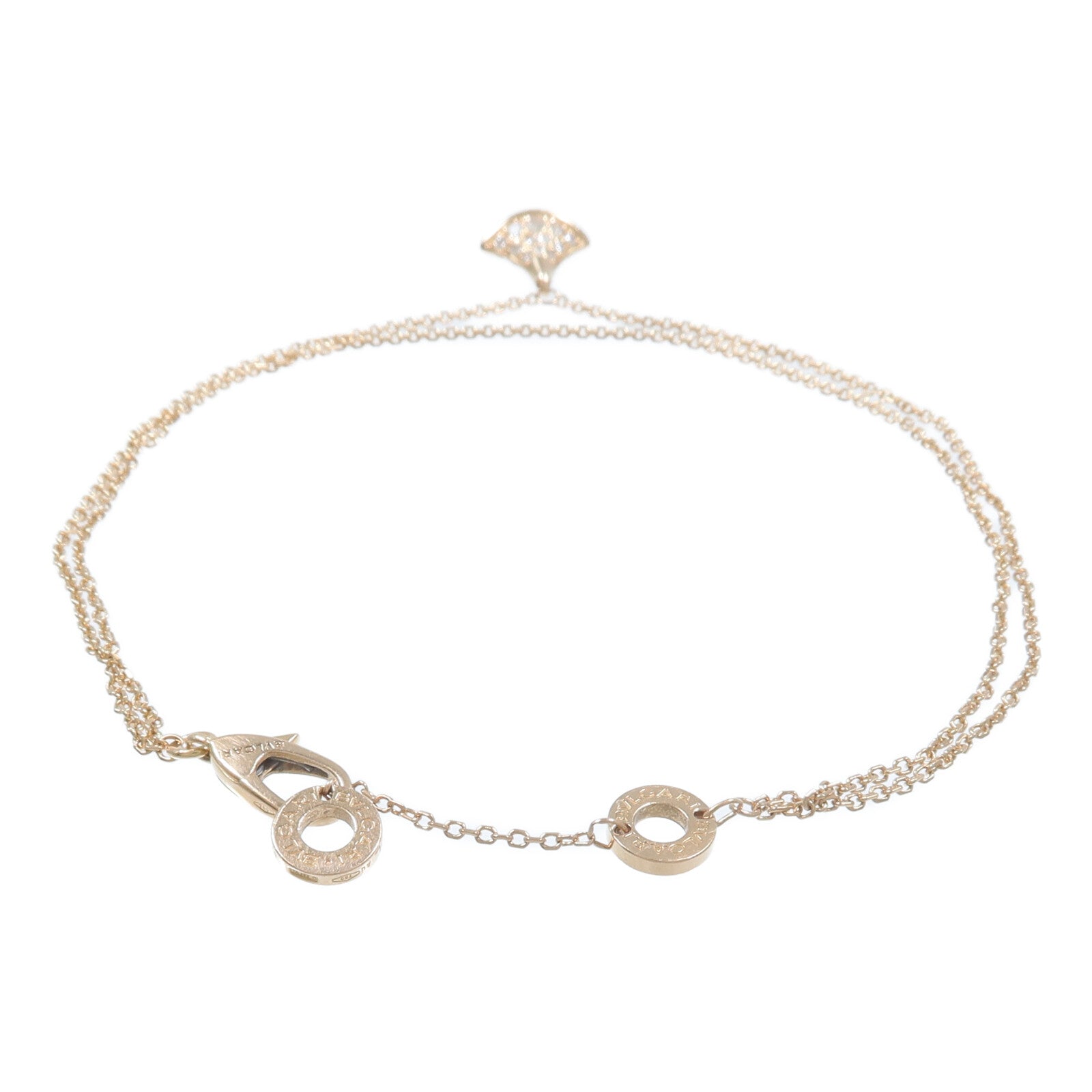 BVLGARI 18K玫瑰金Divas Dream Bracelet鑽石手鏈