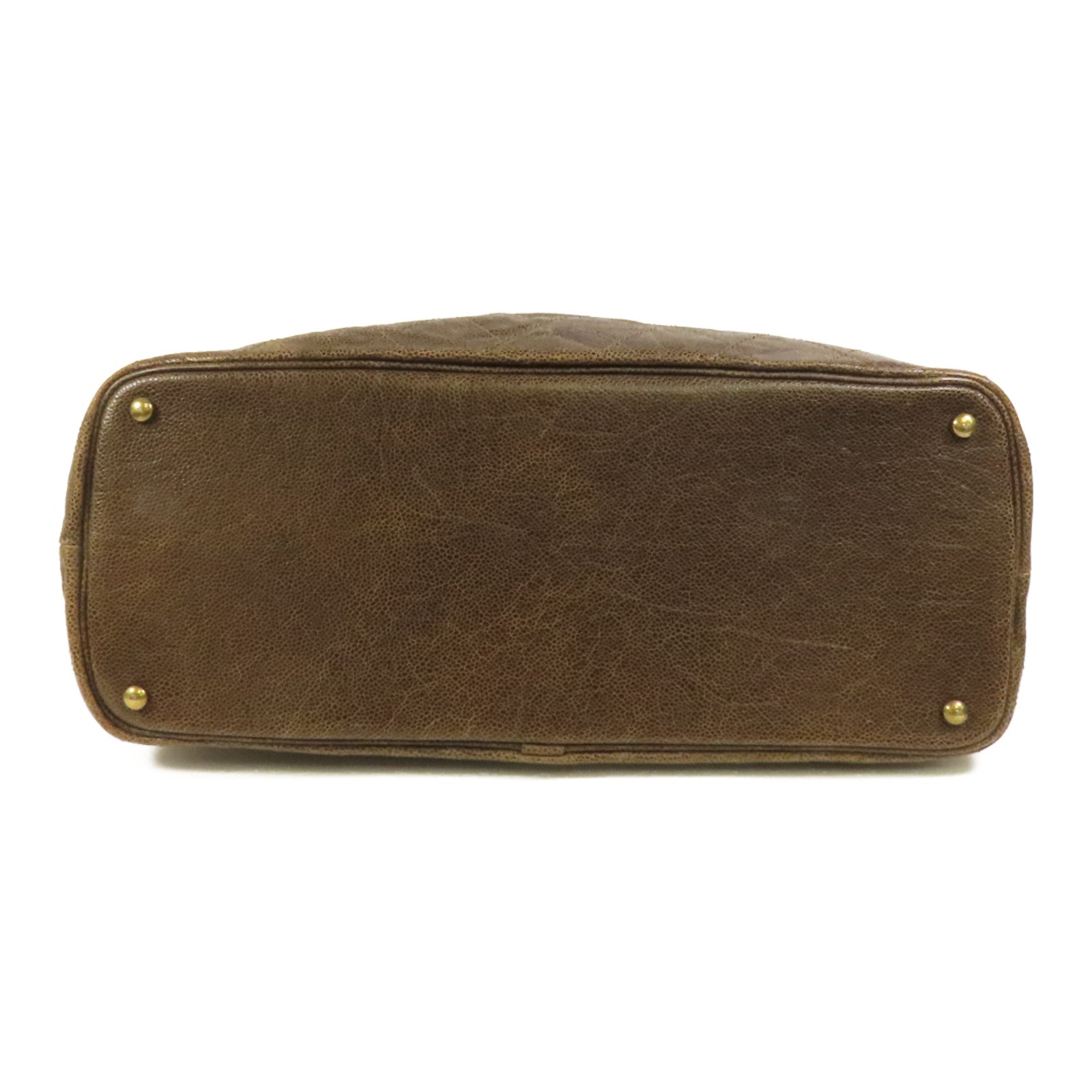 CHANEL 牛皮皮革Shoulder Bag金扣手挽肩背兩用袋