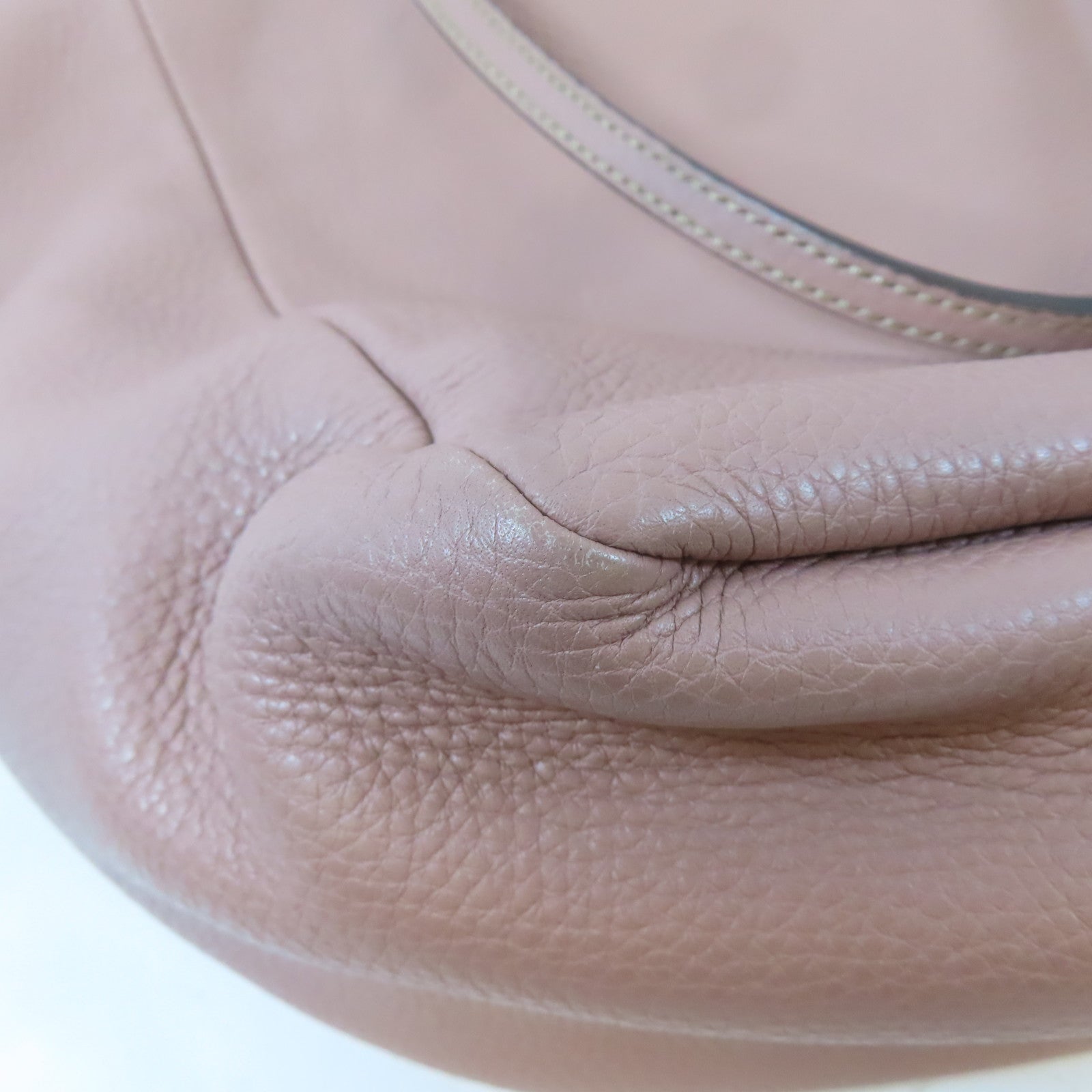 GUCCI 牛皮皮革Interlocking G Tote Bag金扣肩背袋粉紅色