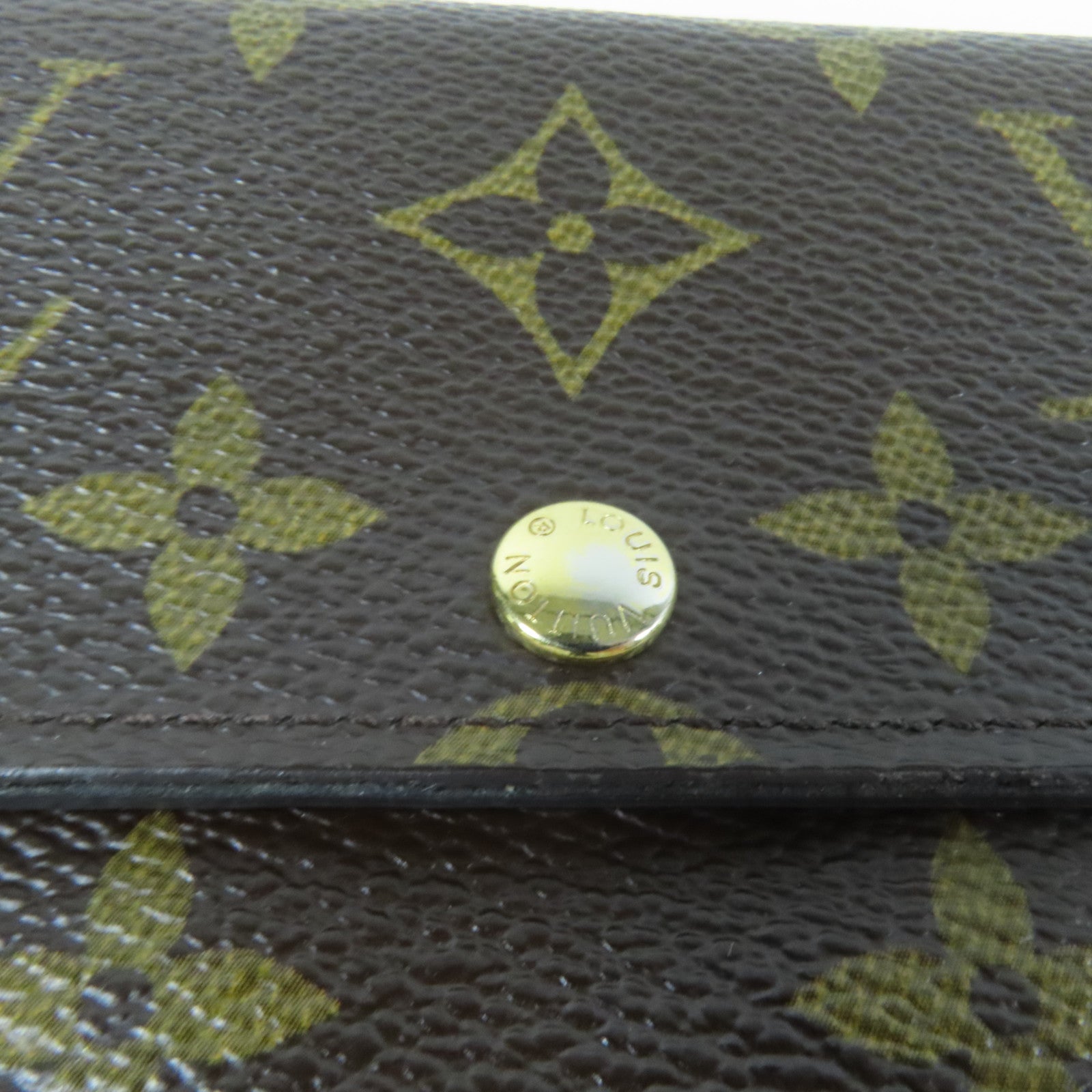 LOUIS VUITTON Monogram Long Wallet金扣長錢包