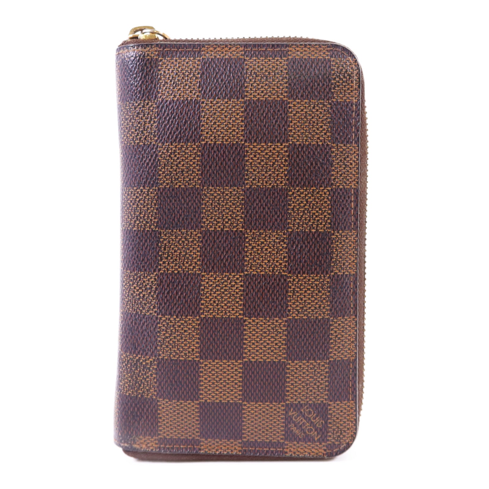 LOUIS VUITTON Damier Zippy Organizer金扣長錢包
