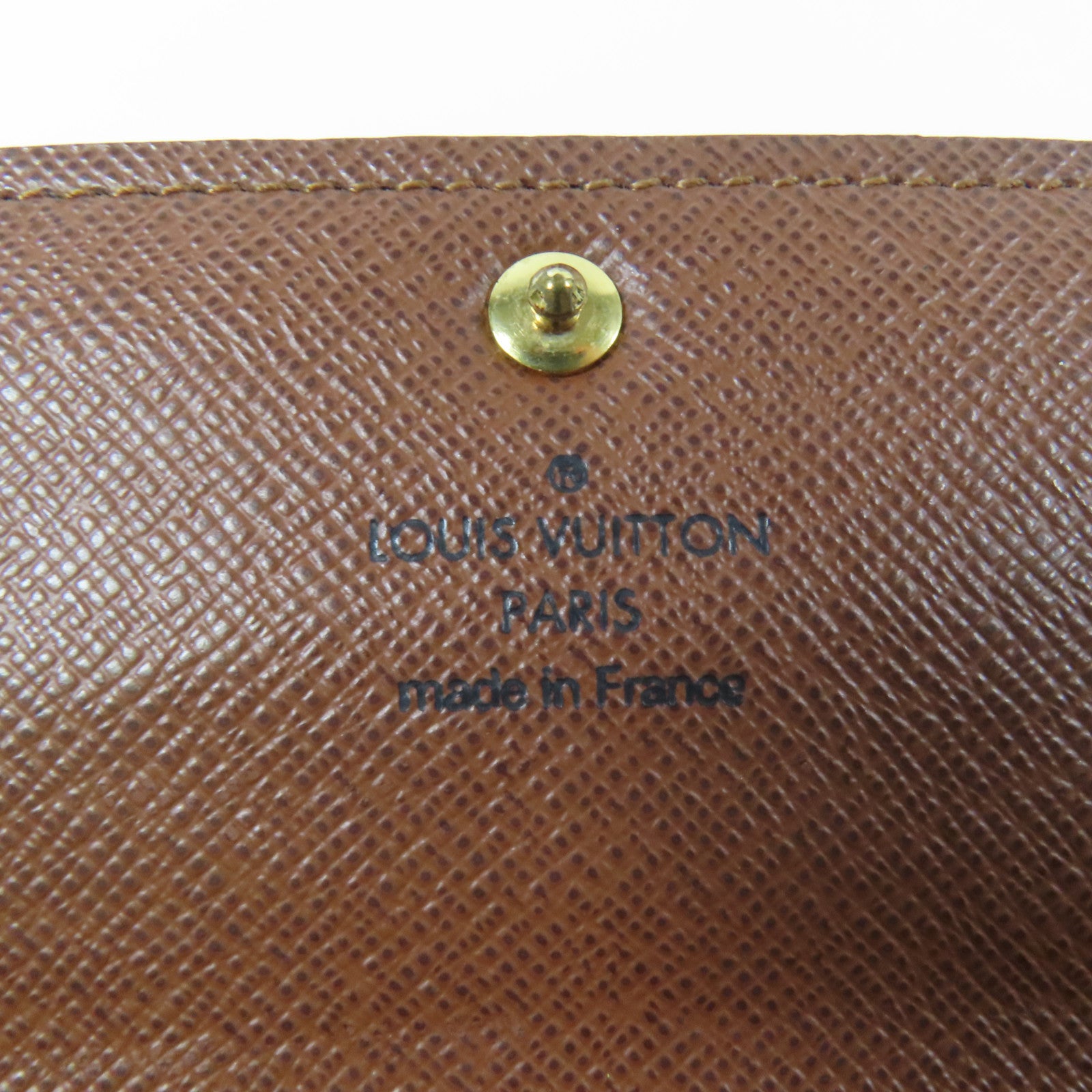 LOUIS VUITTON Monogram Long Wallet金扣長錢包