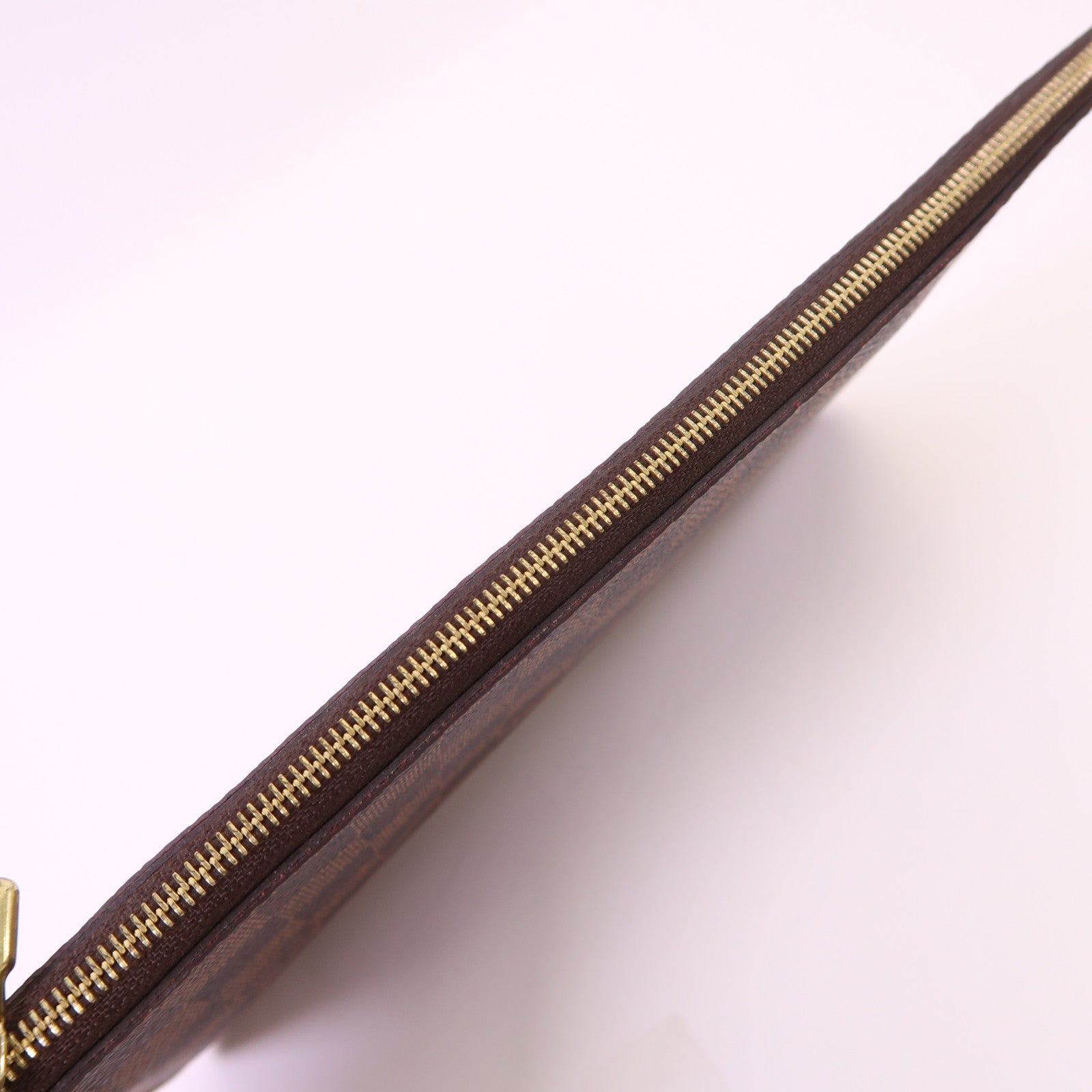 LOUIS VUITTON Damier Neverfull MM金扣肩背袋/手挽袋