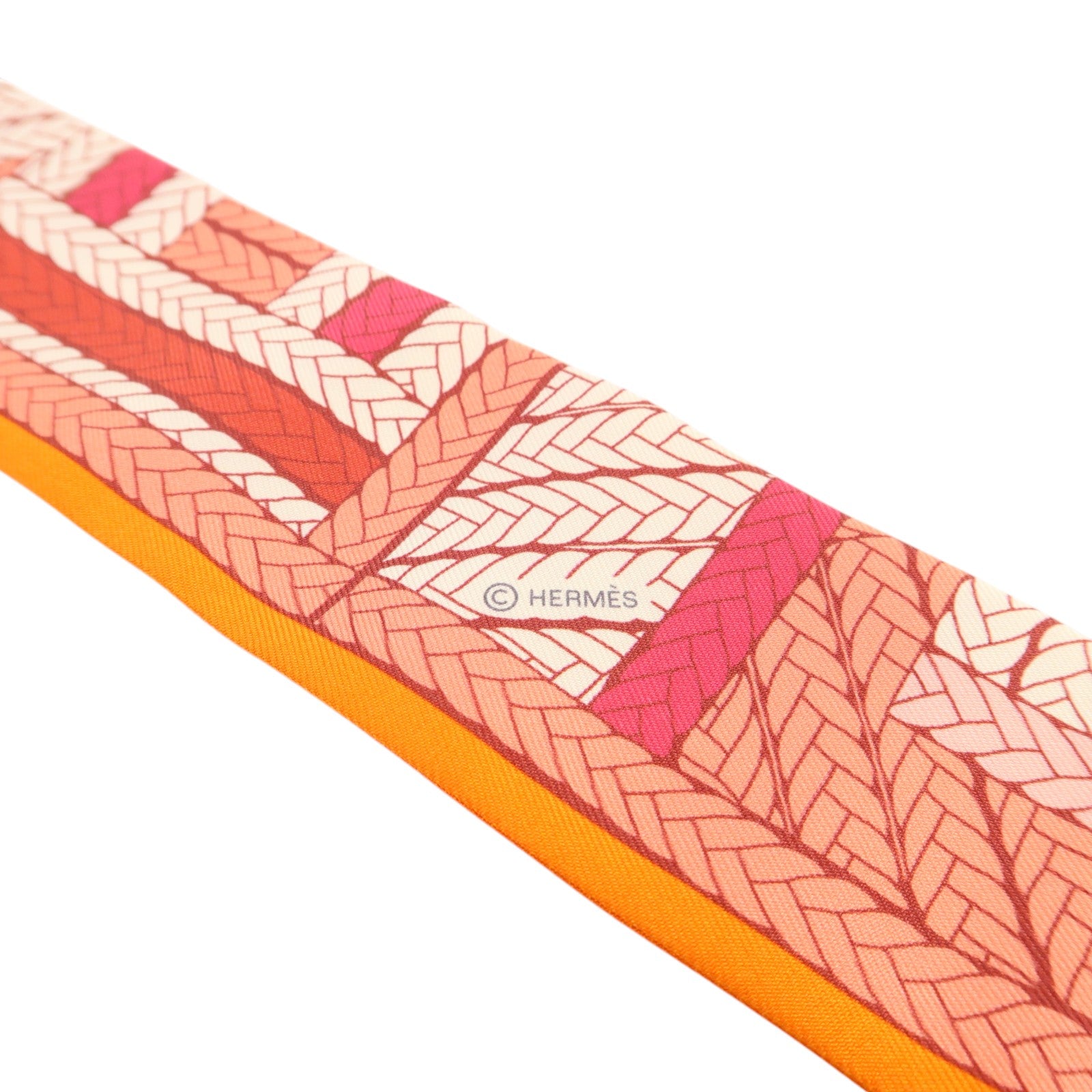 HERMES 絲質Twilly絲巾