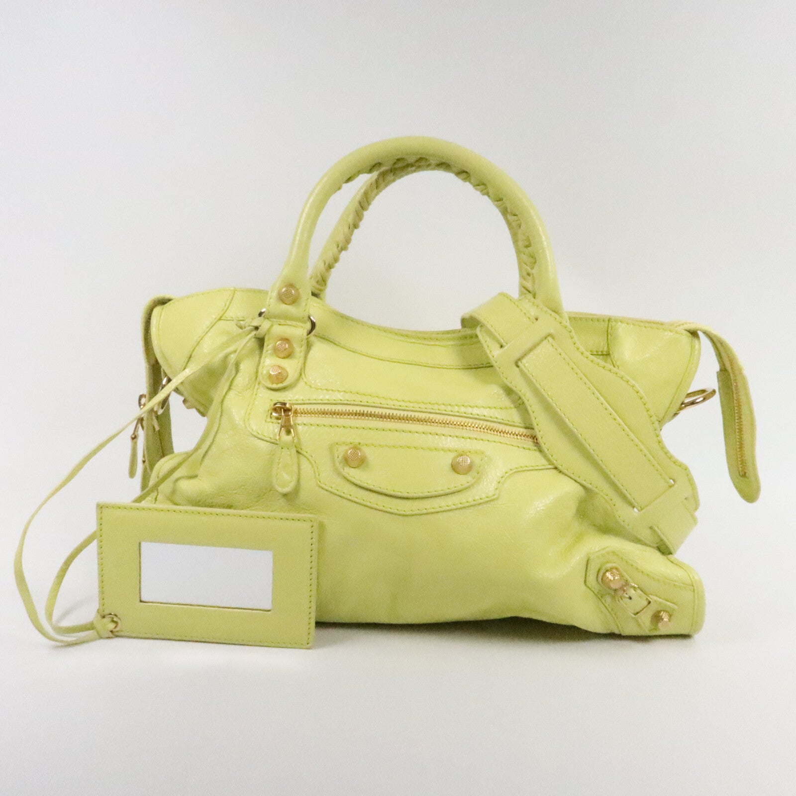 BALENCIAGA 牛皮皮革Giant City手挽肩背兩用袋