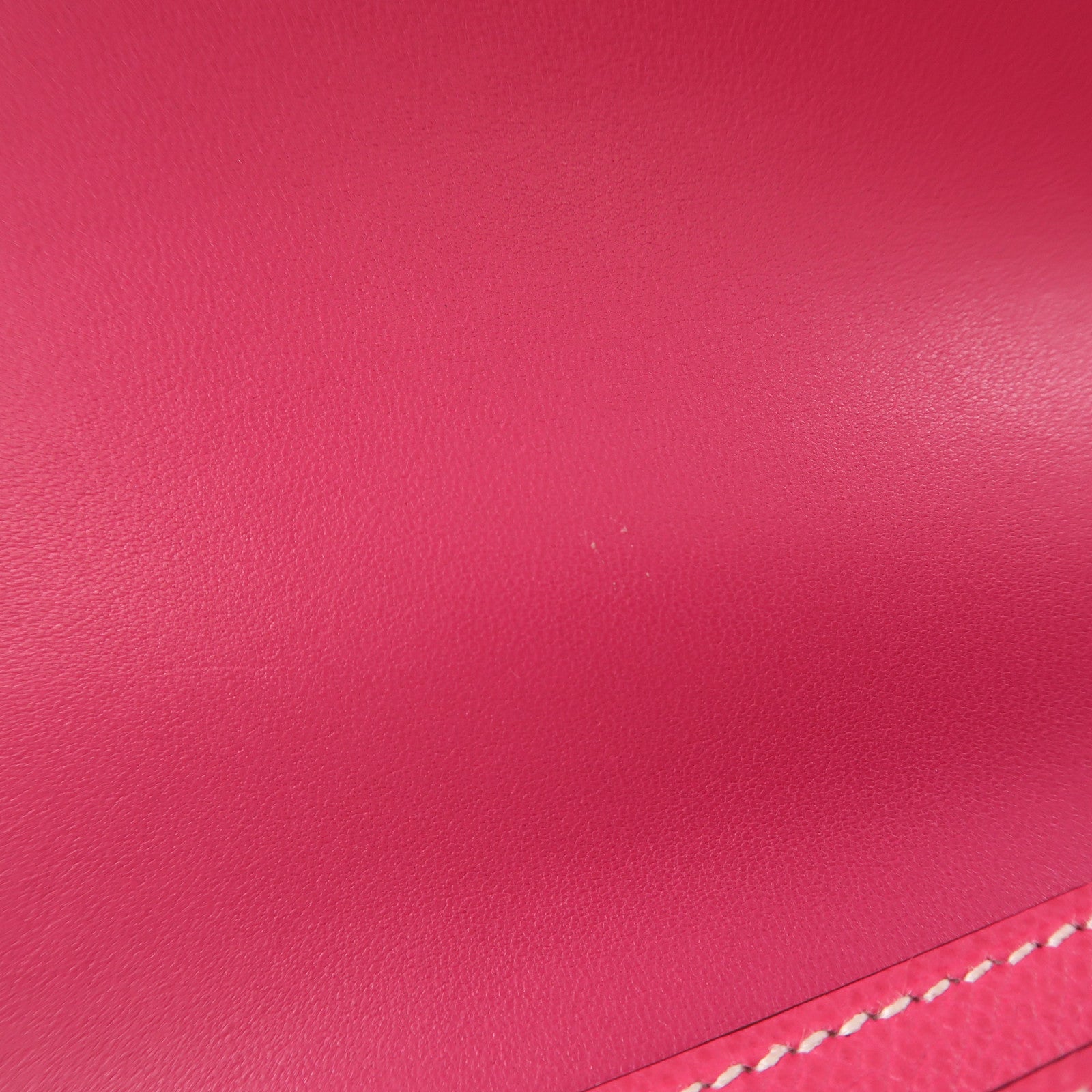 HERMES Epsom皮革Constance Elan銀扣肩背袋Rose Tyrien/粉紅色