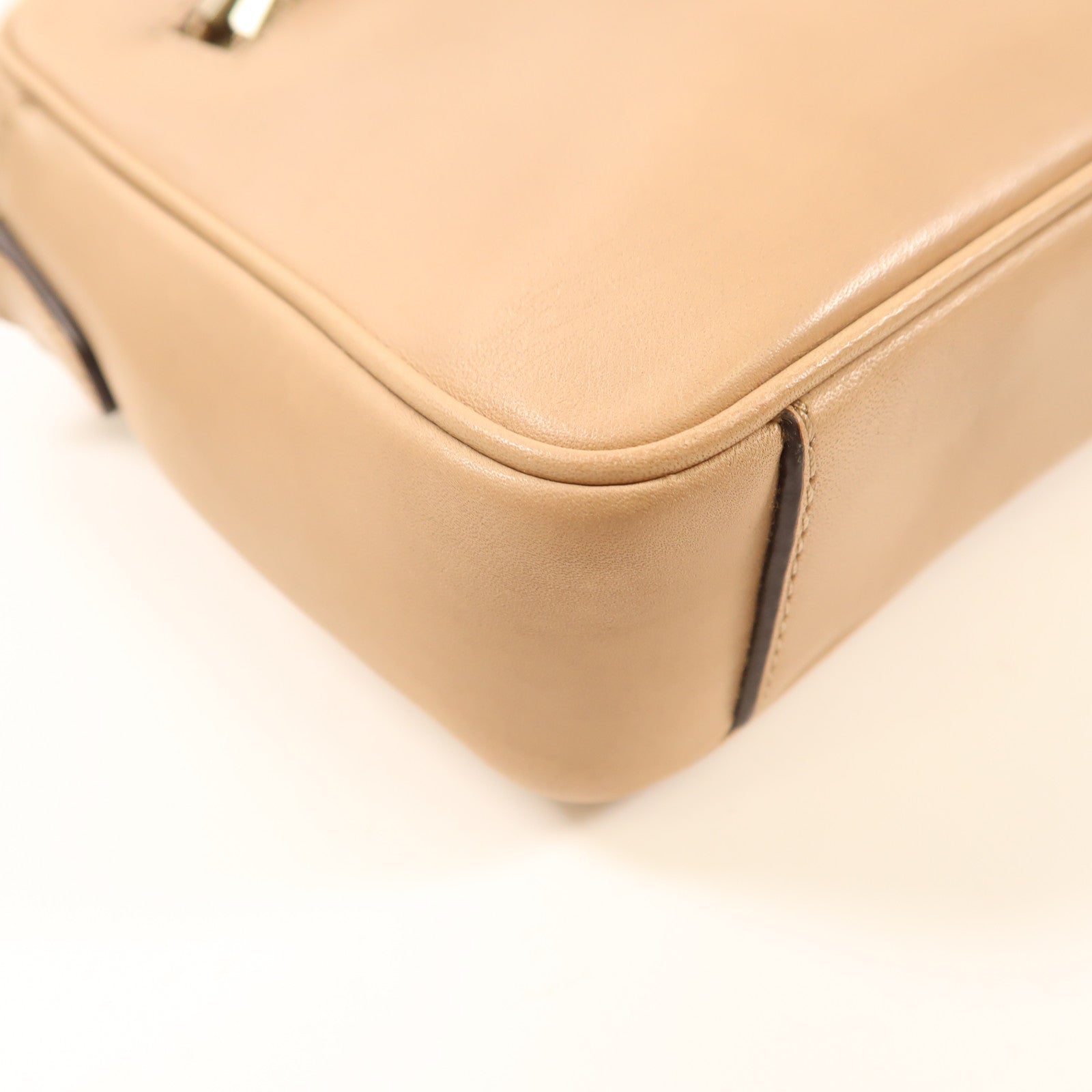 COACH 【激減優惠】牛皮皮革Shoulder Bag銀扣肩背袋