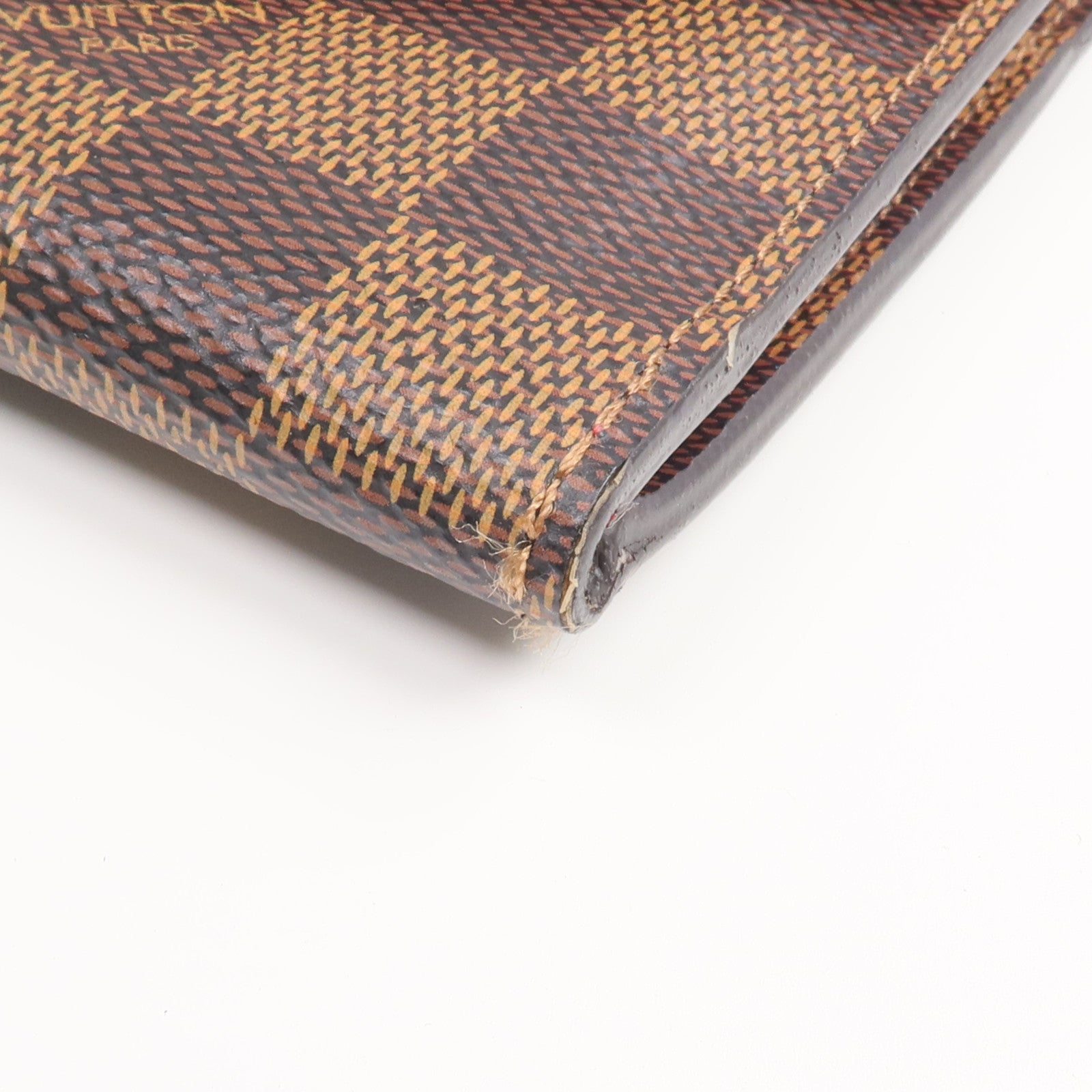 LOUIS VUITTON Damier Josephine Wallet金扣長錢包