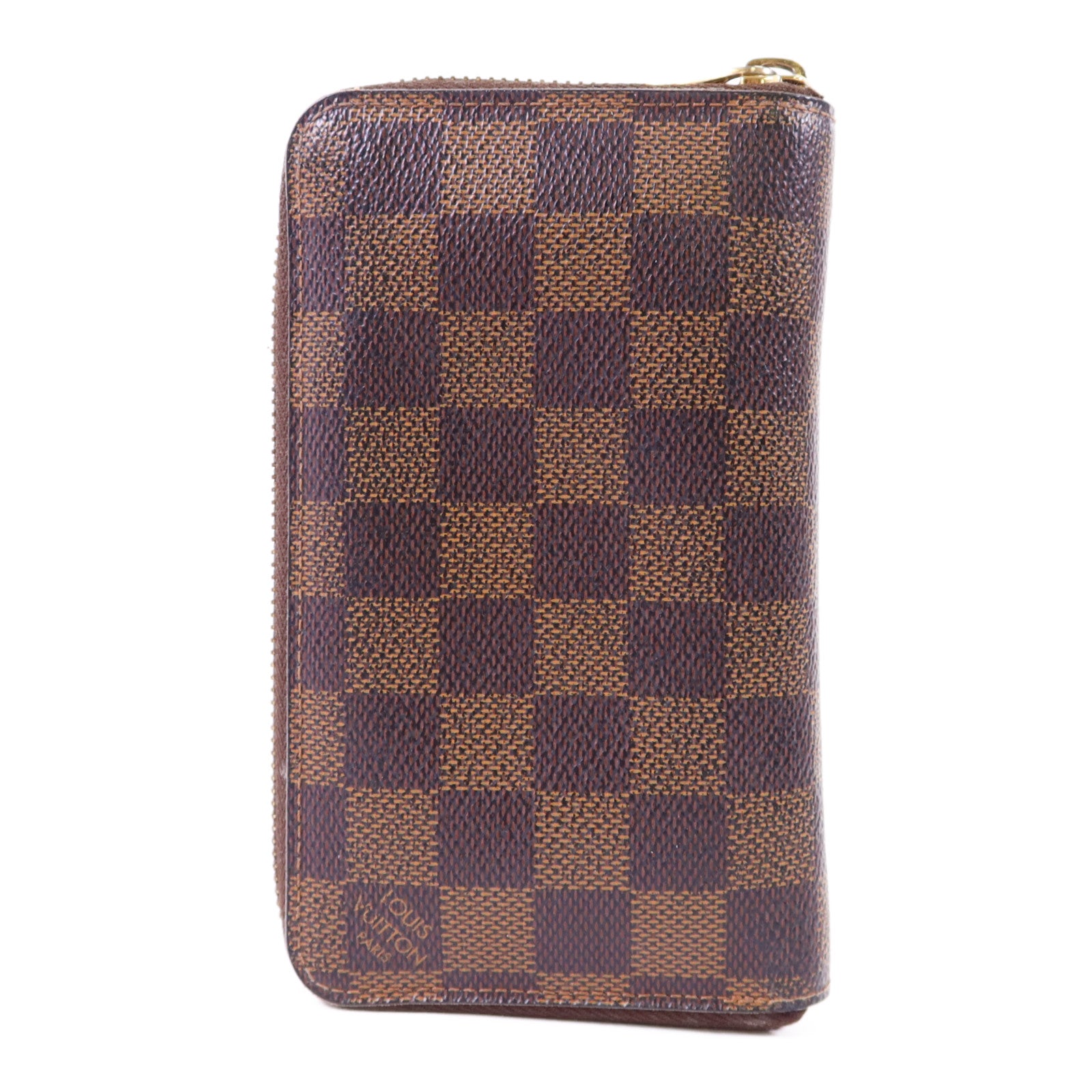LOUIS VUITTON Damier Zippy Organizer金扣長錢包
